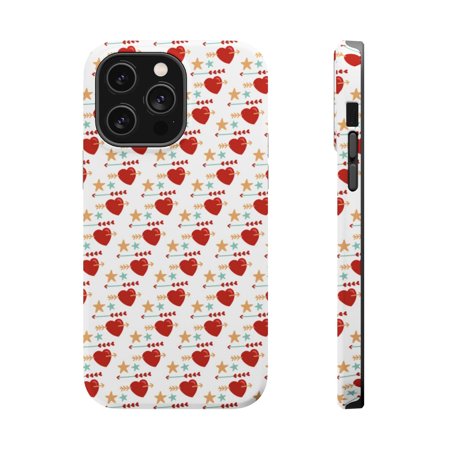 Retro Hearts and Stars - iPhone MagSafe Case - BOGO Cases