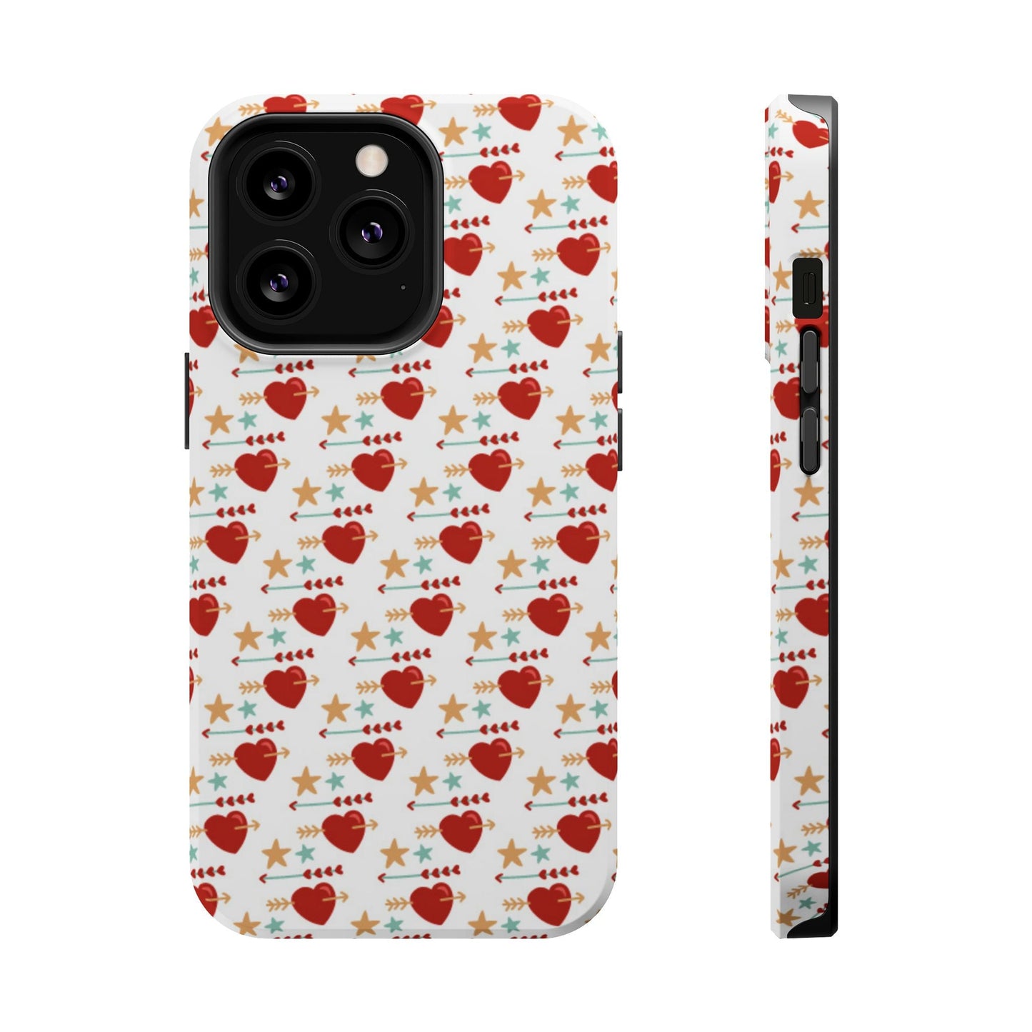 Retro Hearts and Stars - iPhone MagSafe Case - BOGO Cases