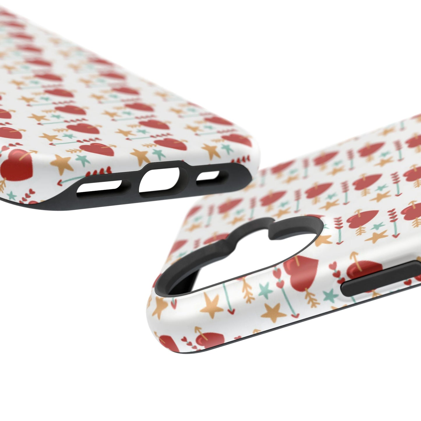 Retro Hearts and Stars - iPhone MagSafe Case - BOGO Cases