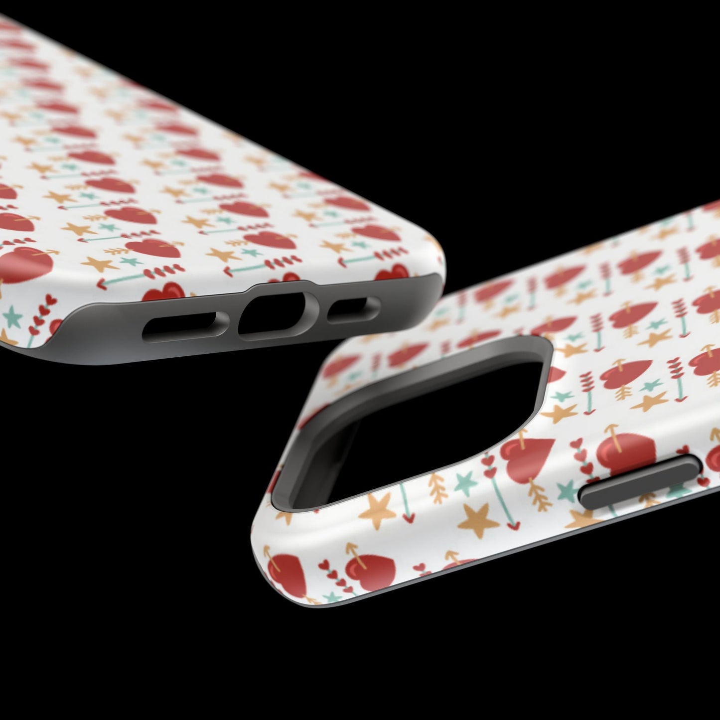 Retro Hearts and Stars - iPhone MagSafe Case - BOGO Cases