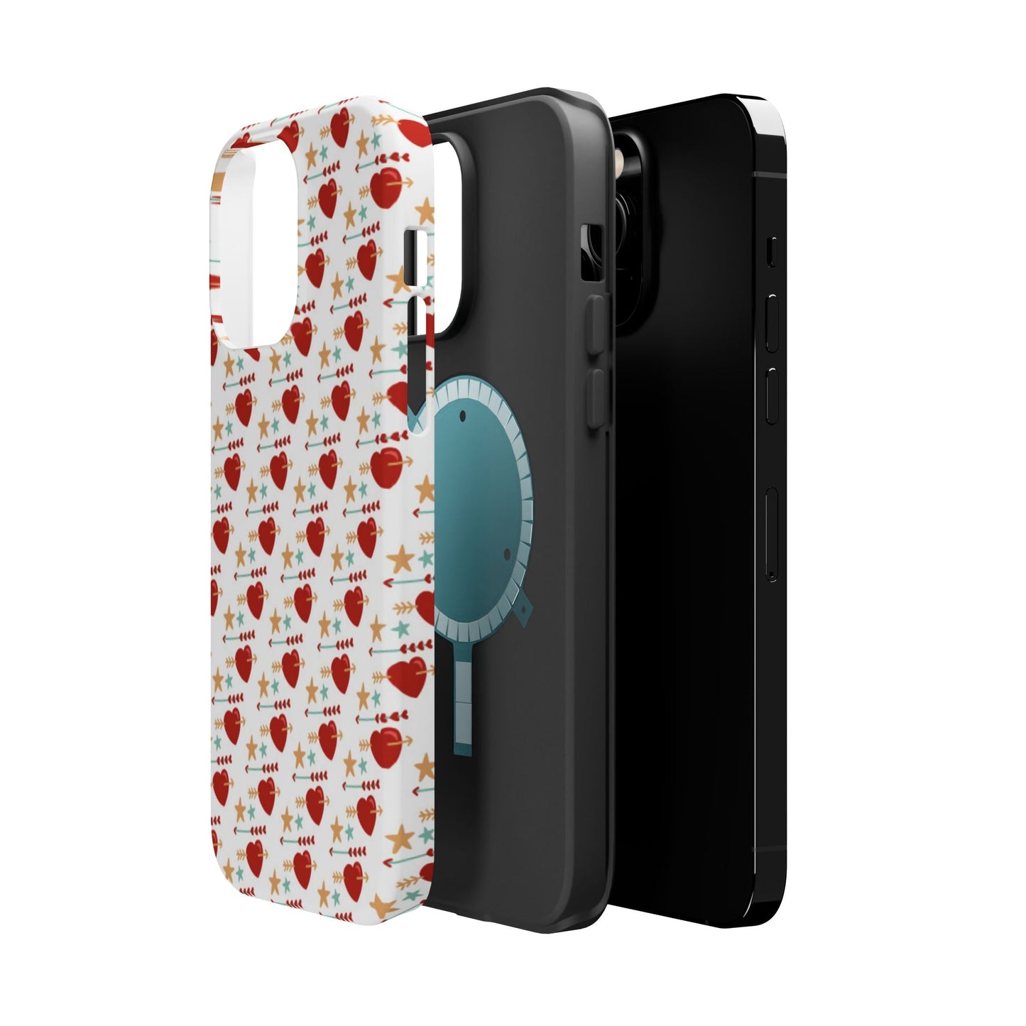 Retro Hearts and Stars - iPhone MagSafe Case - BOGO Cases