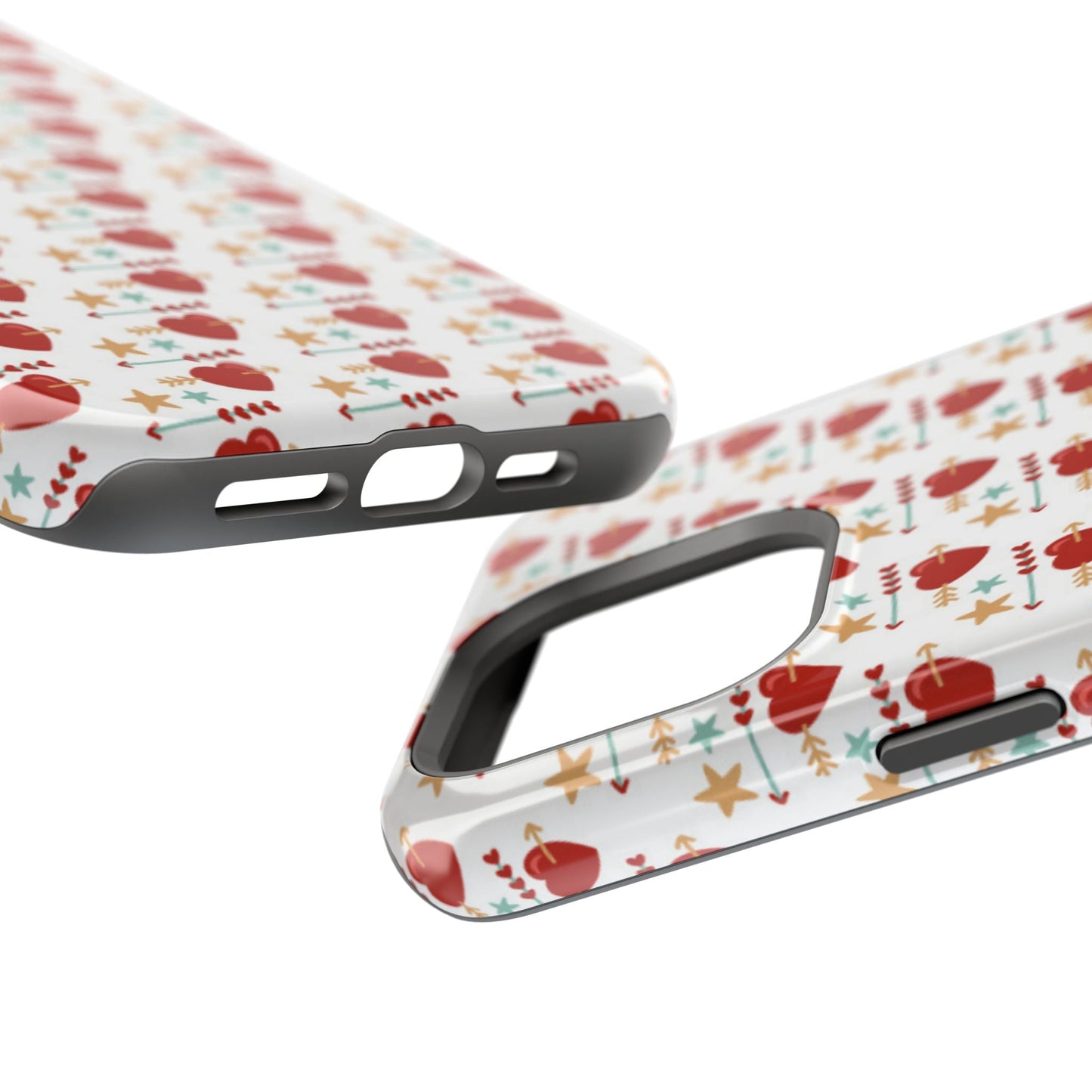 Retro Hearts and Stars - iPhone MagSafe Case - BOGO Cases