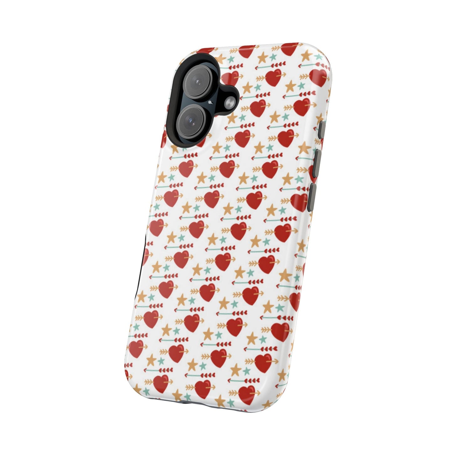 Retro Hearts and Stars - iPhone MagSafe Case - BOGO Cases