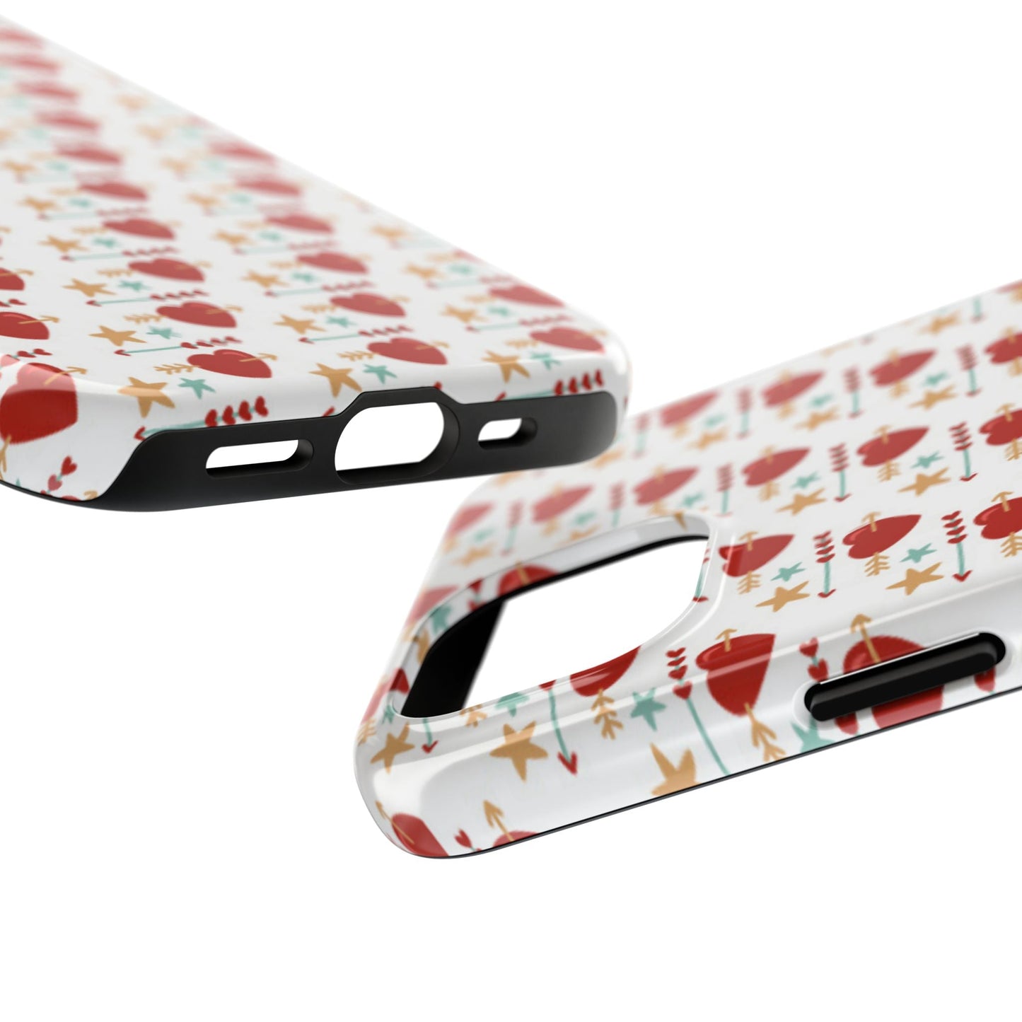 Retro Hearts and Stars - iPhone Series Case - BOGO Cases