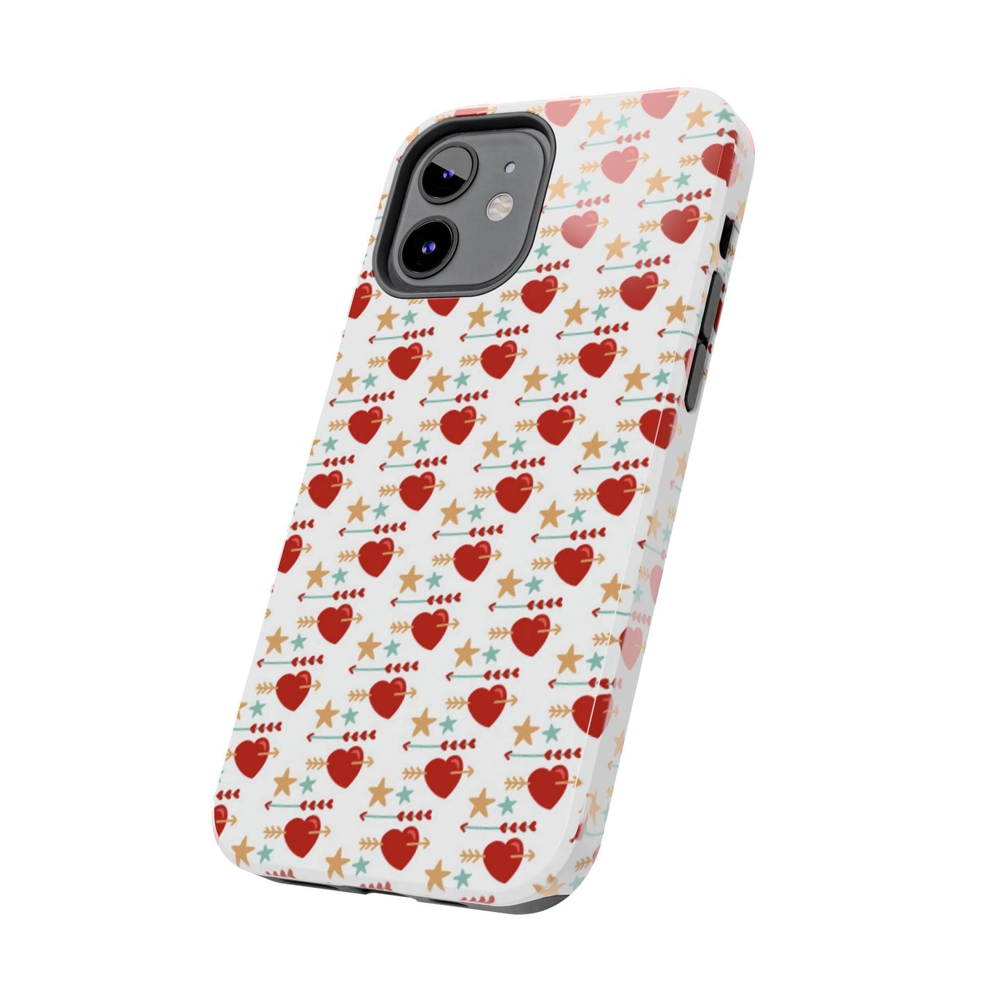 Retro Hearts and Stars - iPhone Series Case - BOGO Cases