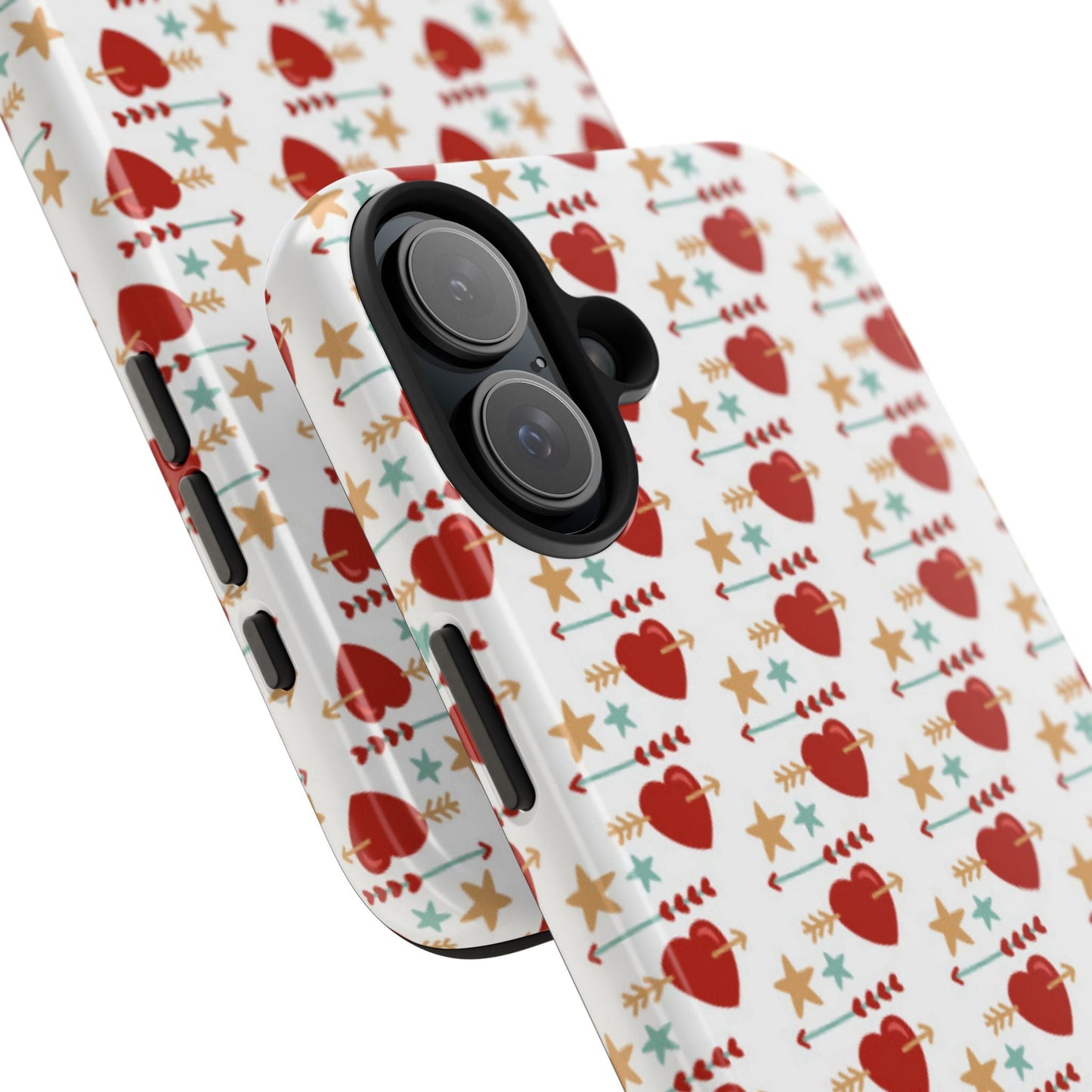 Retro Hearts and Stars - iPhone Series Case - BOGO Cases