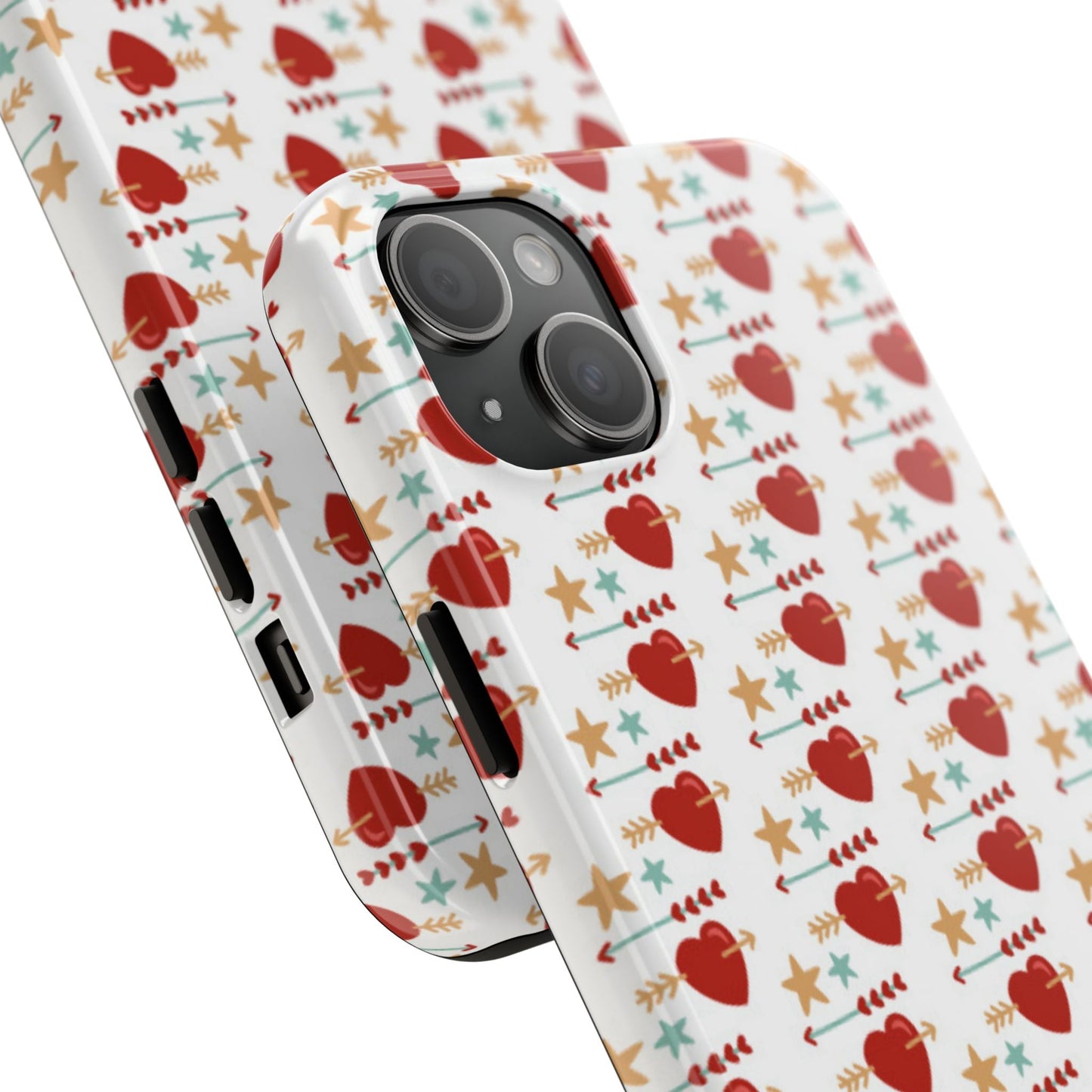 Retro Hearts and Stars - iPhone Series Case - BOGO Cases