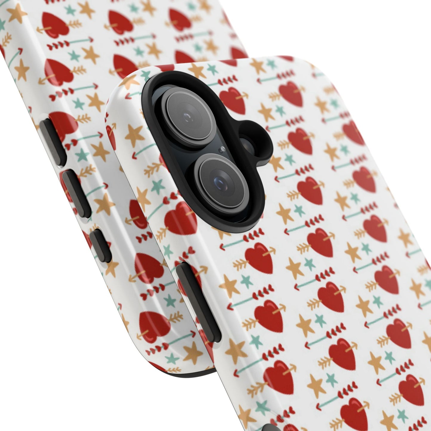 Retro Hearts and Stars - iPhone Series Case - BOGO Cases