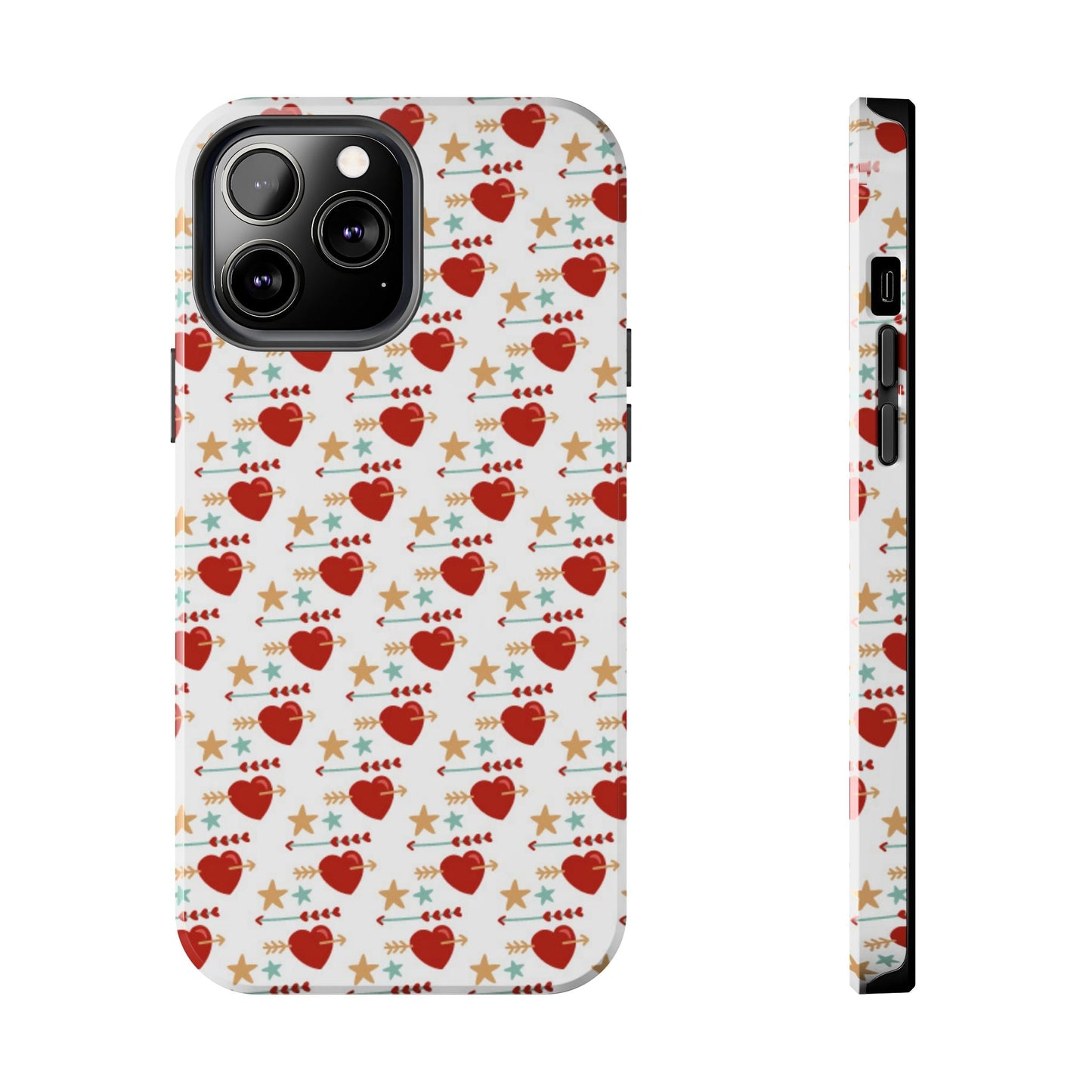 Retro Hearts and Stars - iPhone Series Case - BOGO Cases