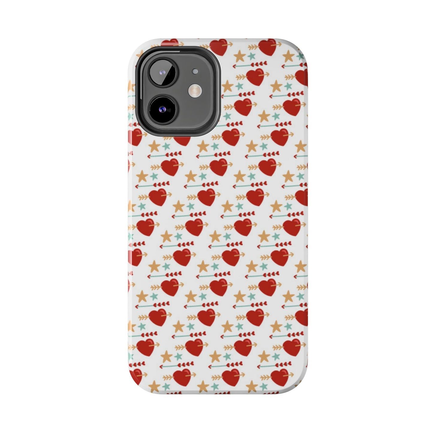 Retro Hearts and Stars - iPhone Series Case - BOGO Cases