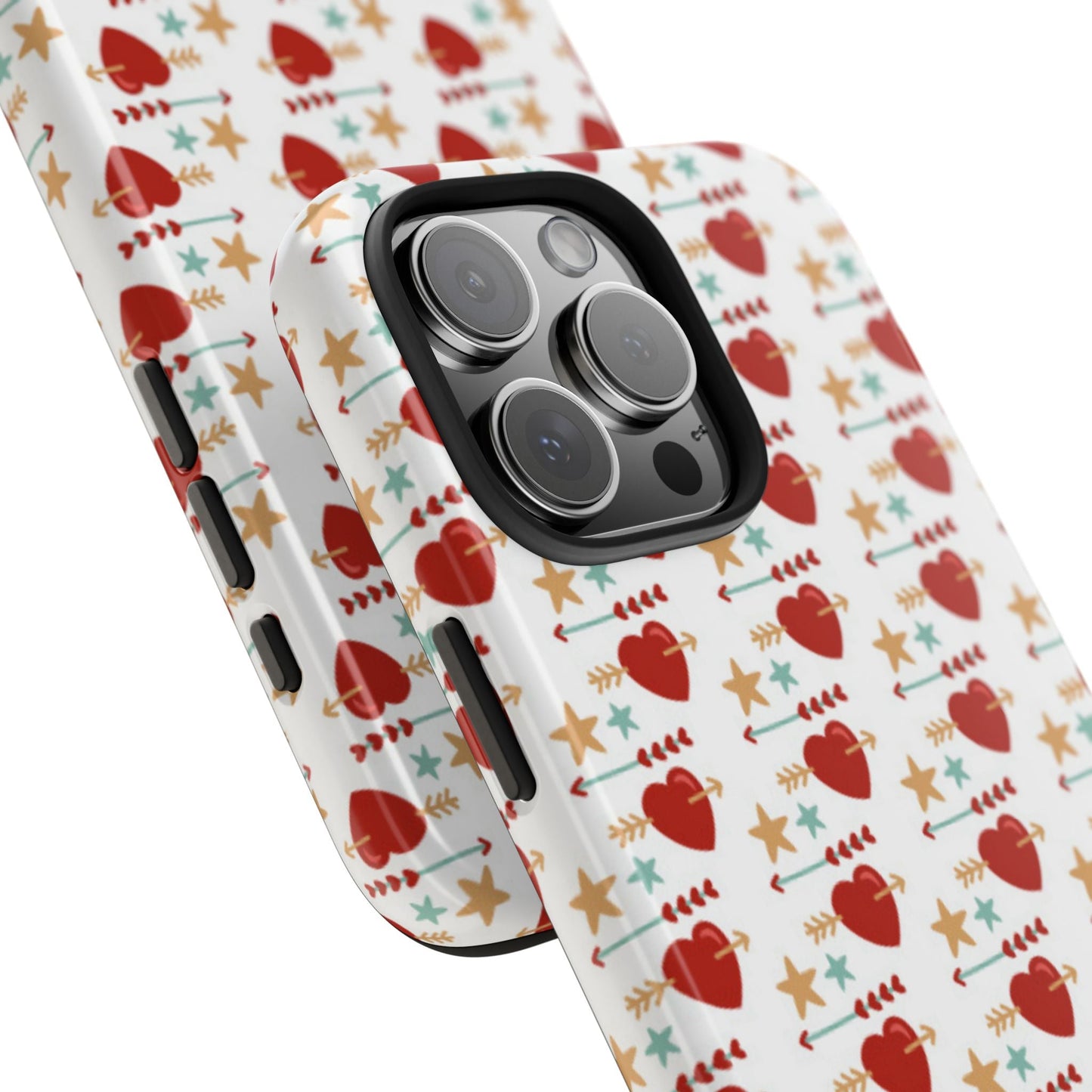 Retro Hearts and Stars - iPhone Series Case - BOGO Cases