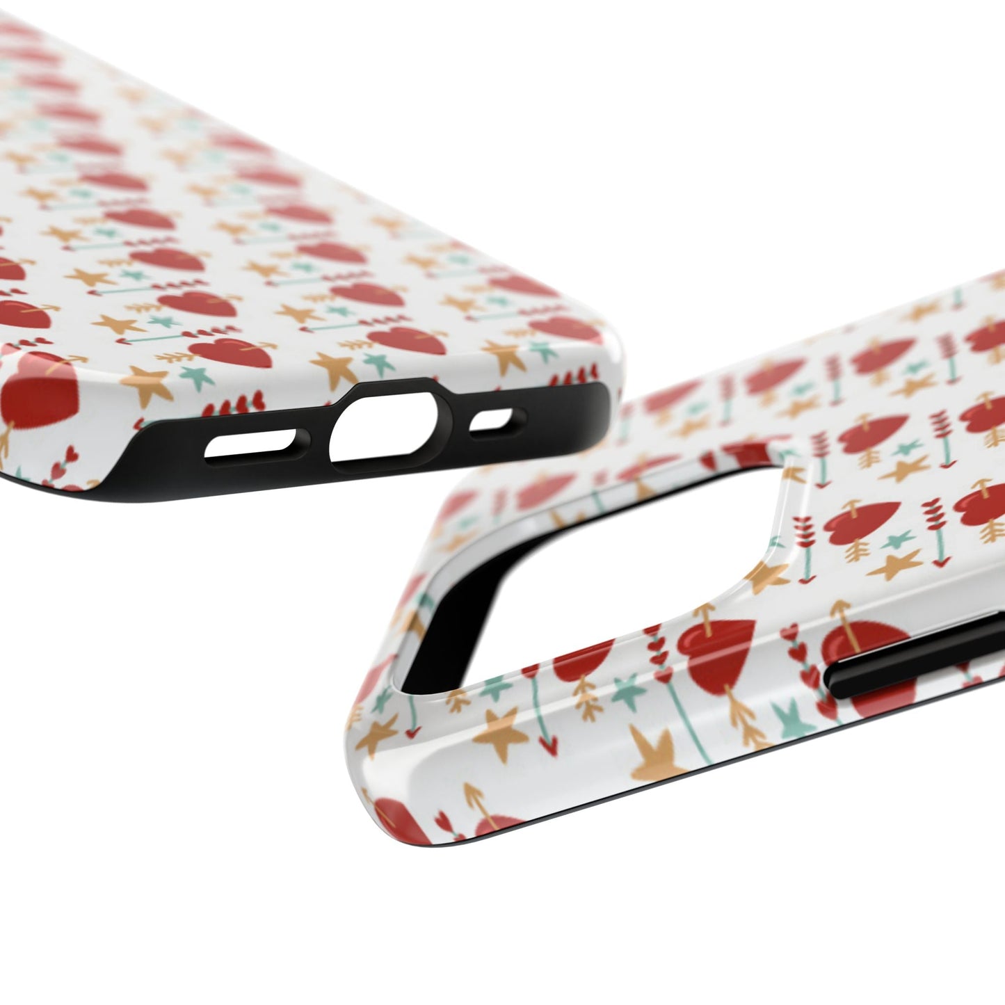 Retro Hearts and Stars - iPhone Series Case - BOGO Cases