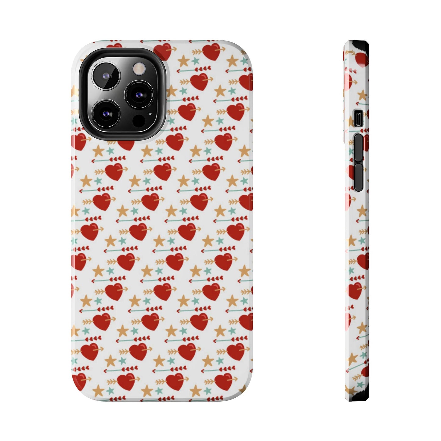 Retro Hearts and Stars - iPhone Series Case - BOGO Cases