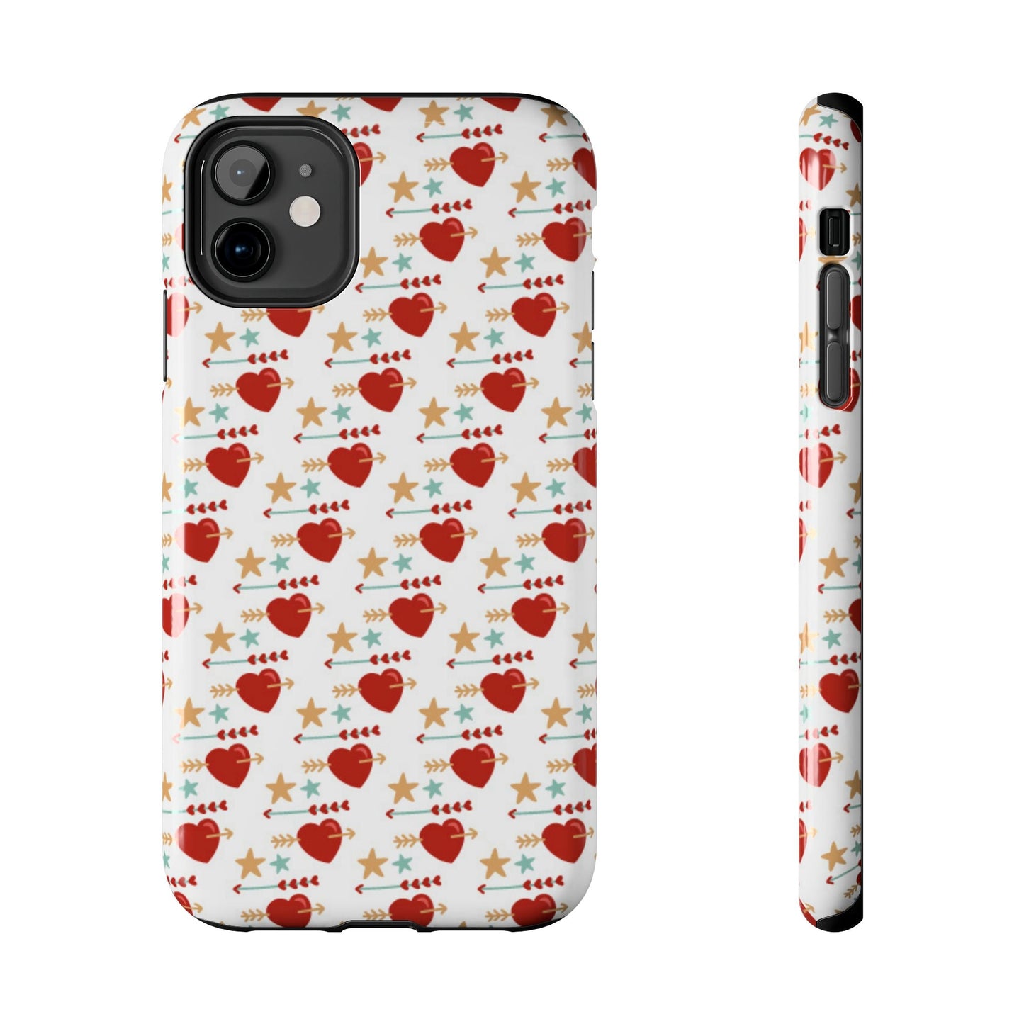 Retro Hearts and Stars - iPhone Series Case - BOGO Cases
