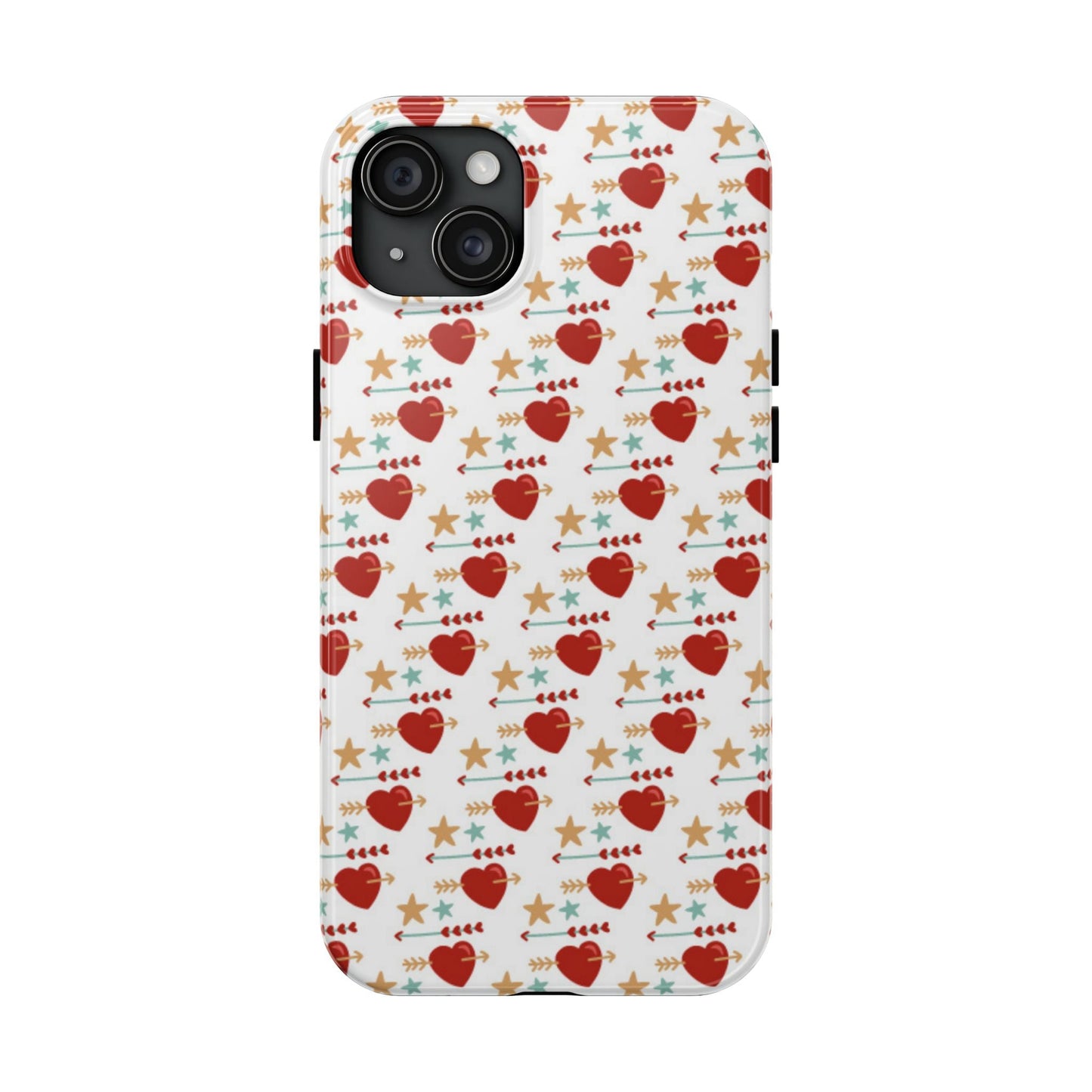 Retro Hearts and Stars - iPhone Series Case - BOGO Cases