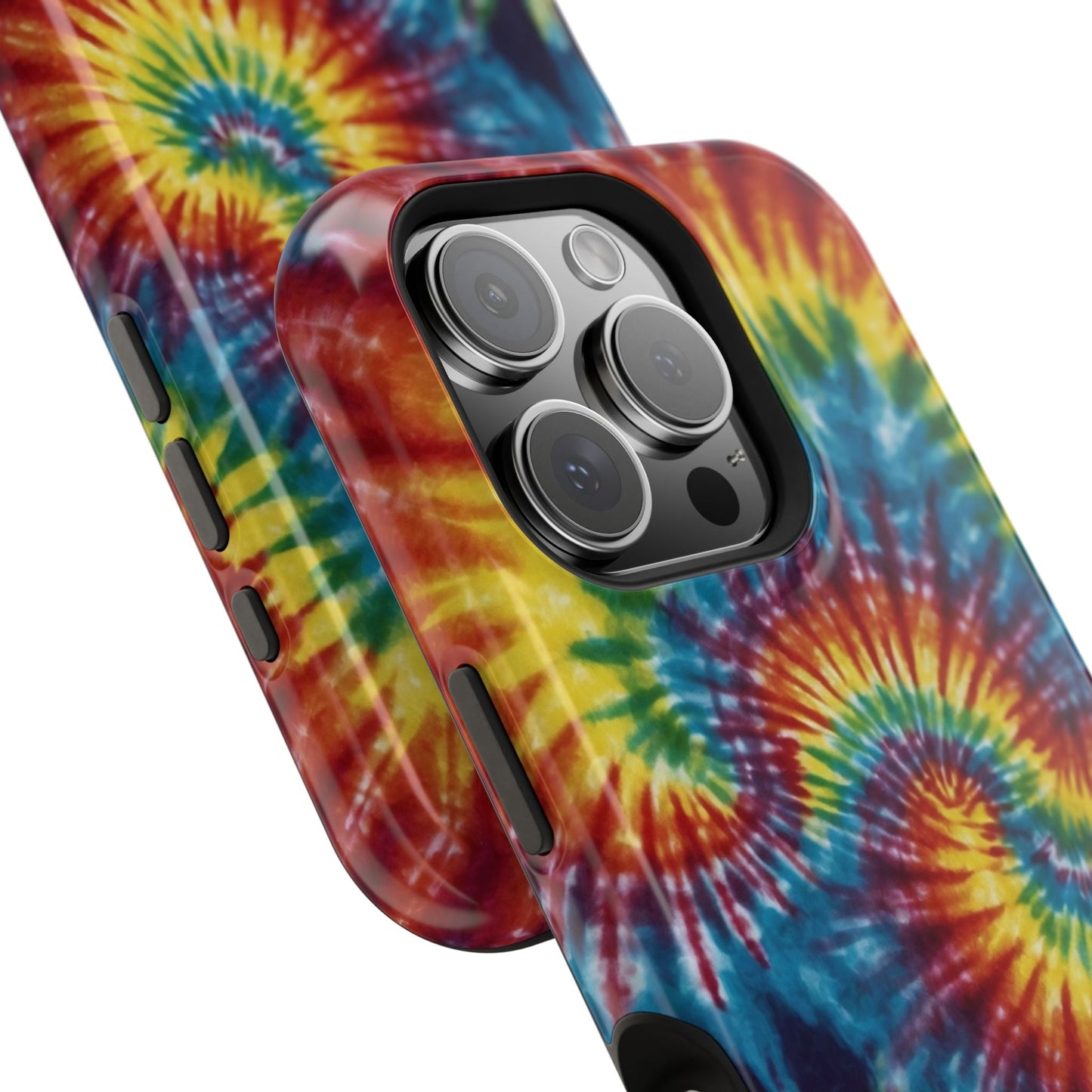 Retro Rainbow Tie - Dye MagSafe Case – Swirl Design - BOGO Cases