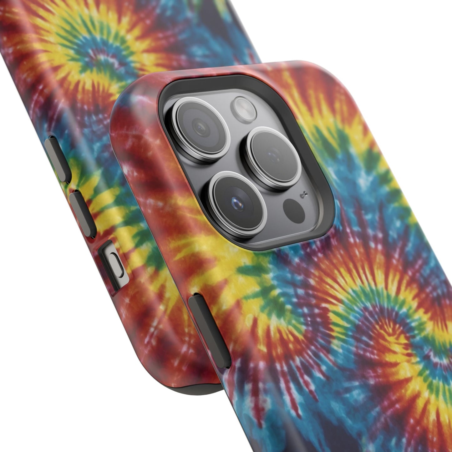 Retro Rainbow Tie - Dye MagSafe Case – Swirl Design - BOGO Cases