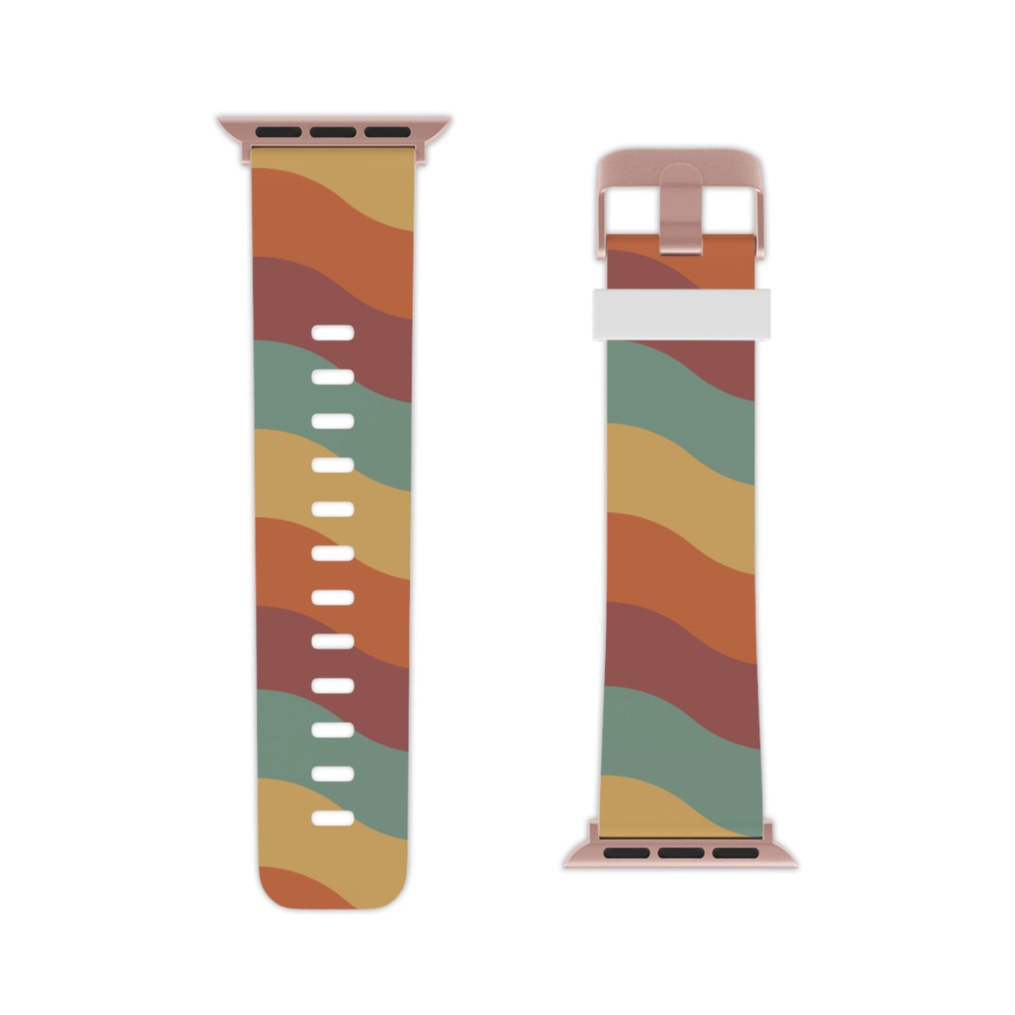 Retro Vibe Wavy Stripes Apple Watch Band - BOGO Cases