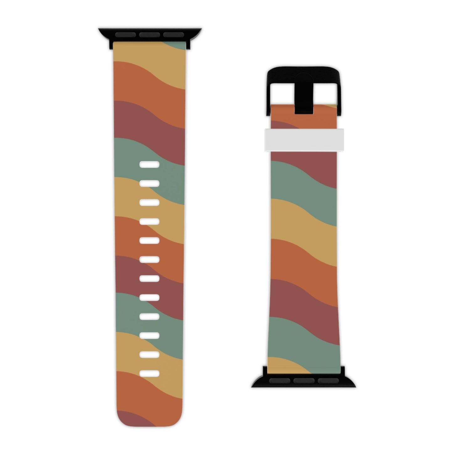 Retro Vibe Wavy Stripes Apple Watch Band - BOGO Cases