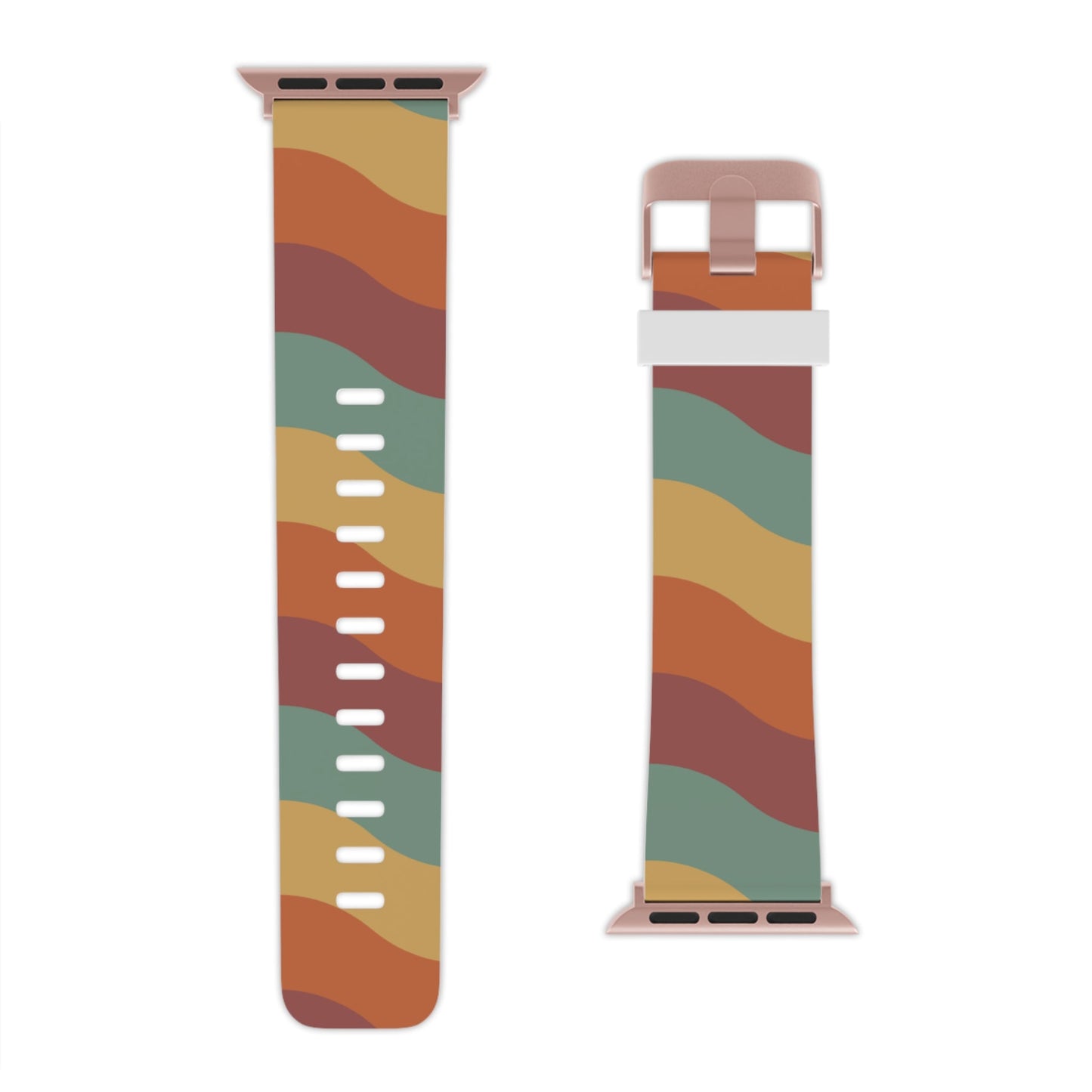 Retro Vibe Wavy Stripes Apple Watch Band - BOGO Cases