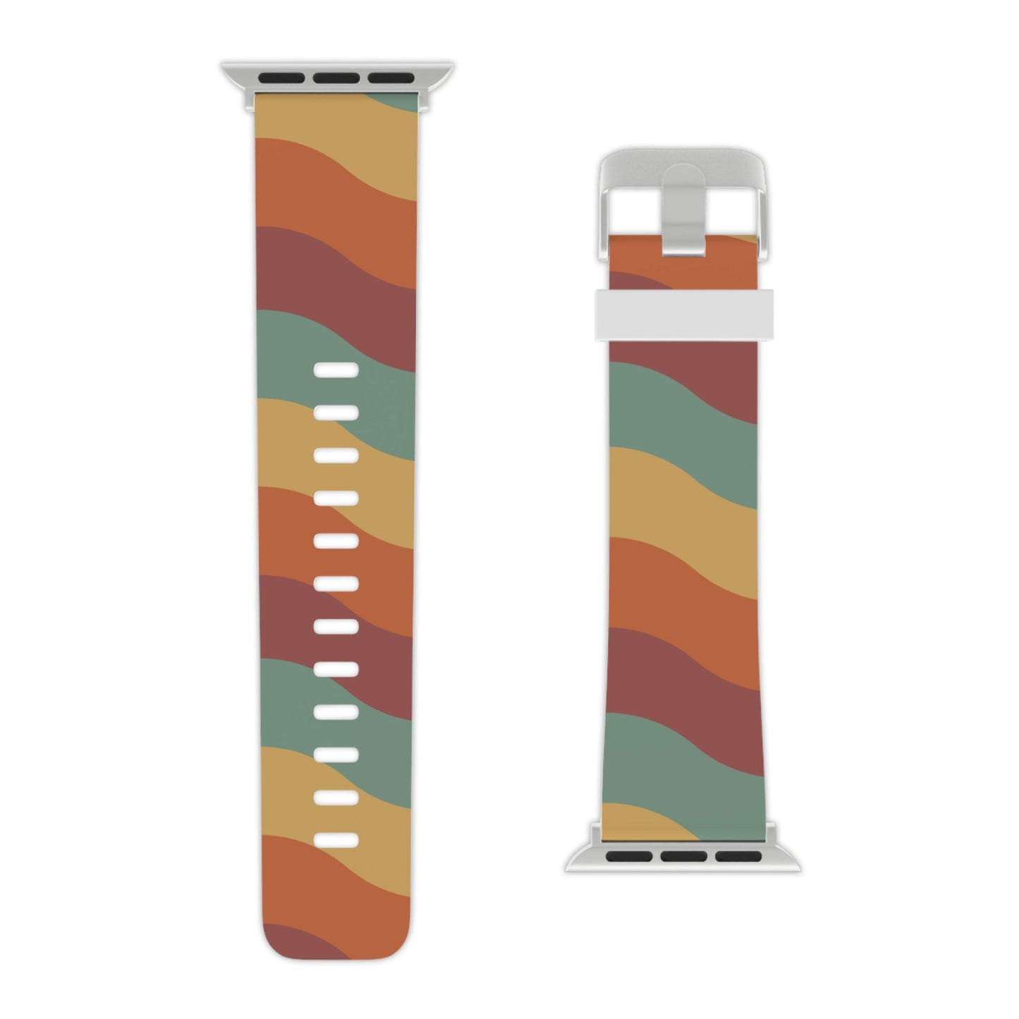 Retro Vibe Wavy Stripes Apple Watch Band - BOGO Cases