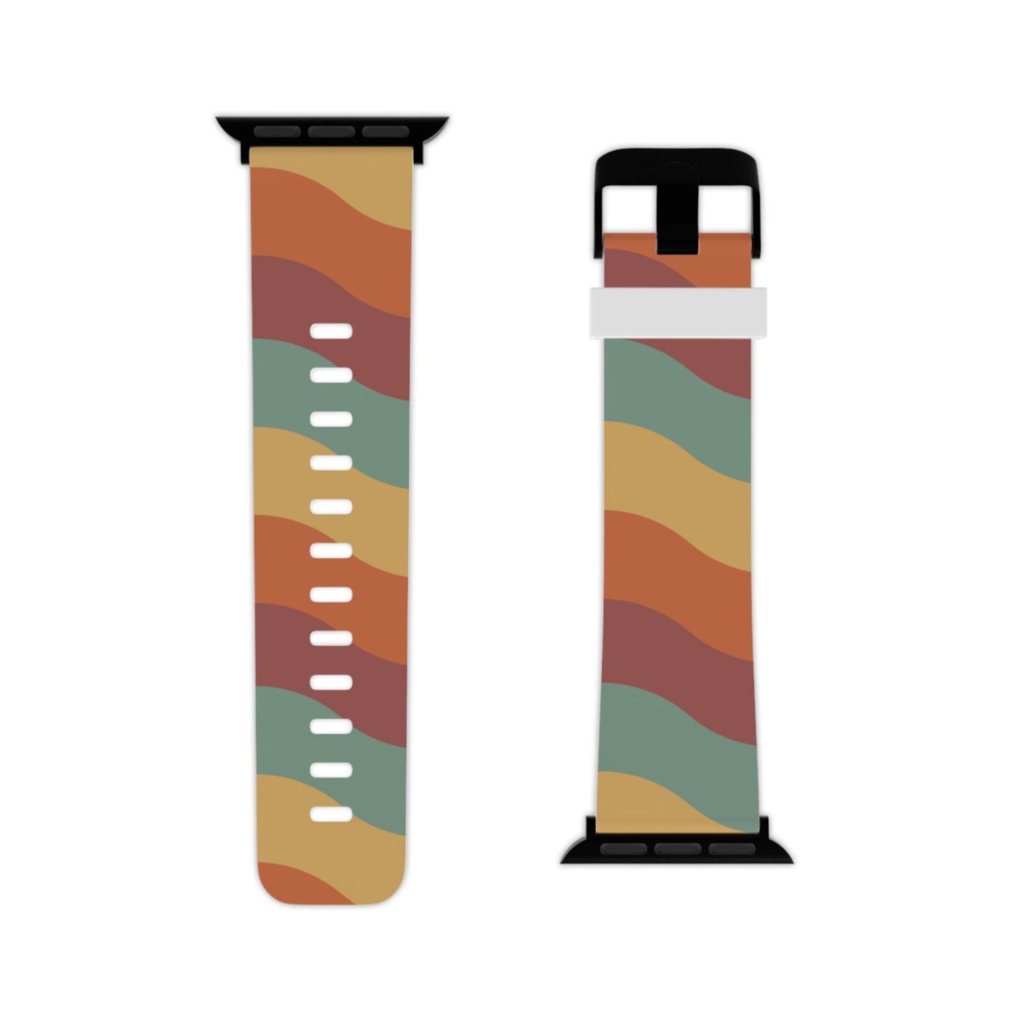 Retro Vibe Wavy Stripes Apple Watch Band - BOGO Cases