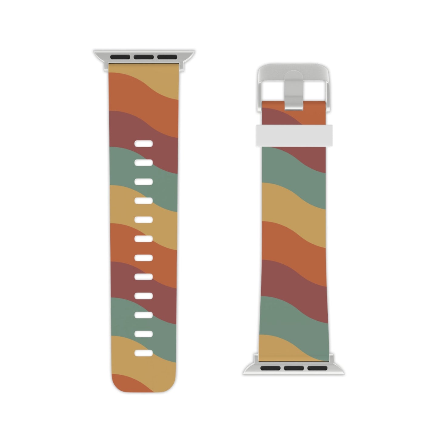 Retro Vibe Wavy Stripes Apple Watch Band - BOGO Cases