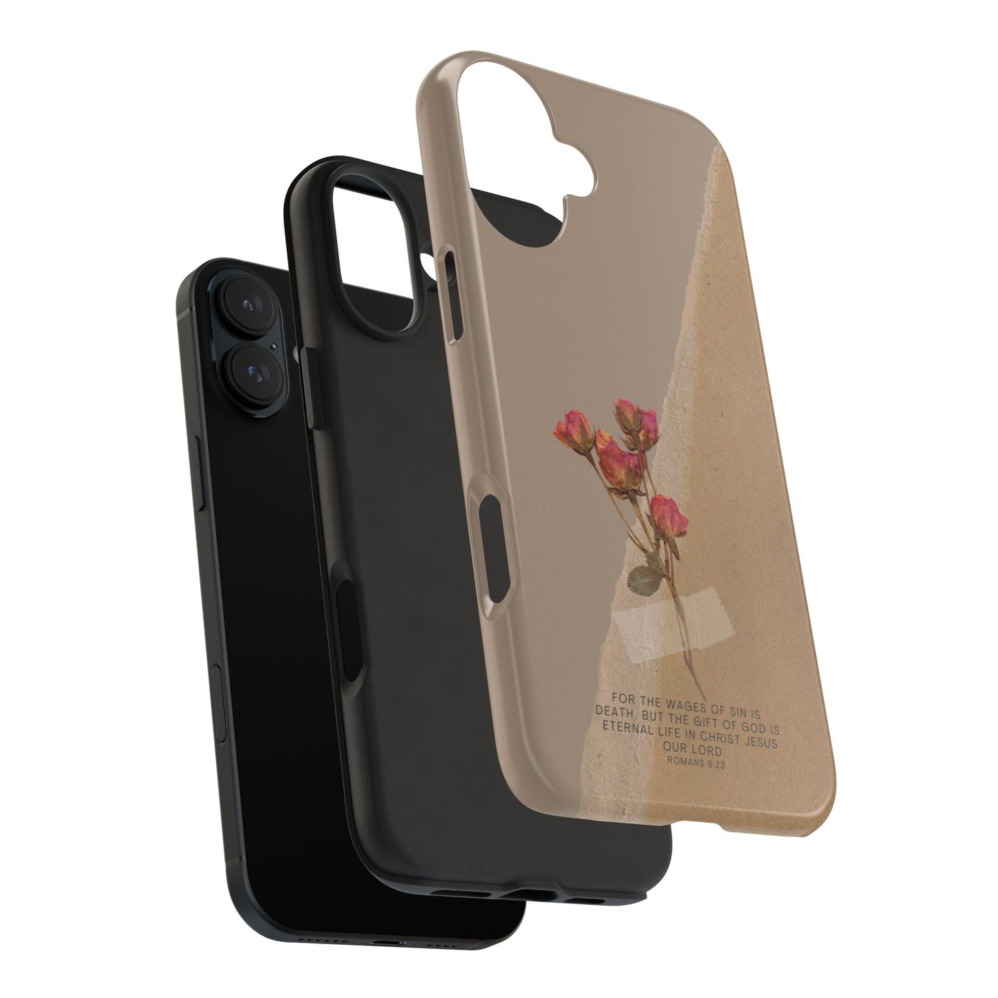 Romans 6:23 Vintage Floral - iPhone Series Case - BOGO Cases