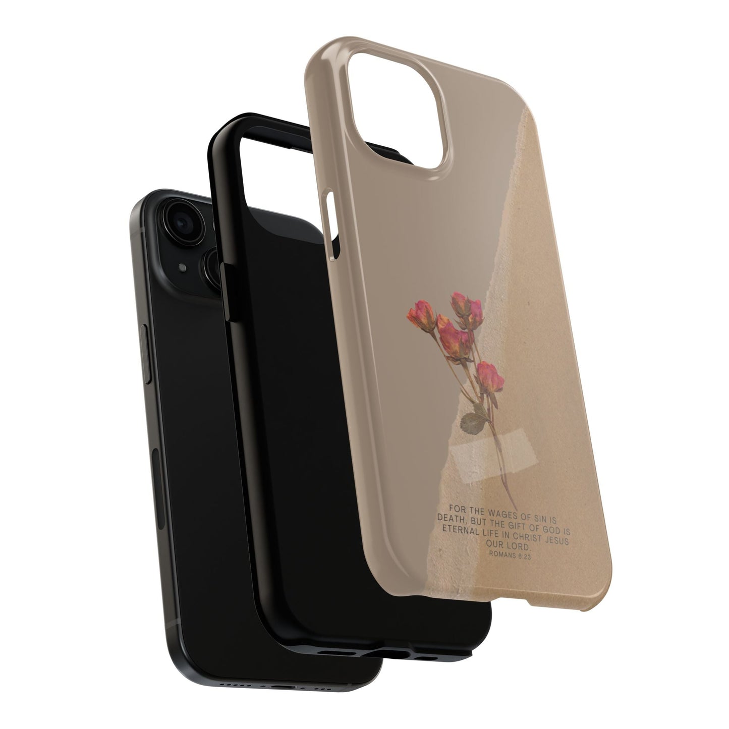 Romans 6:23 Vintage Floral - iPhone Series Case - BOGO Cases