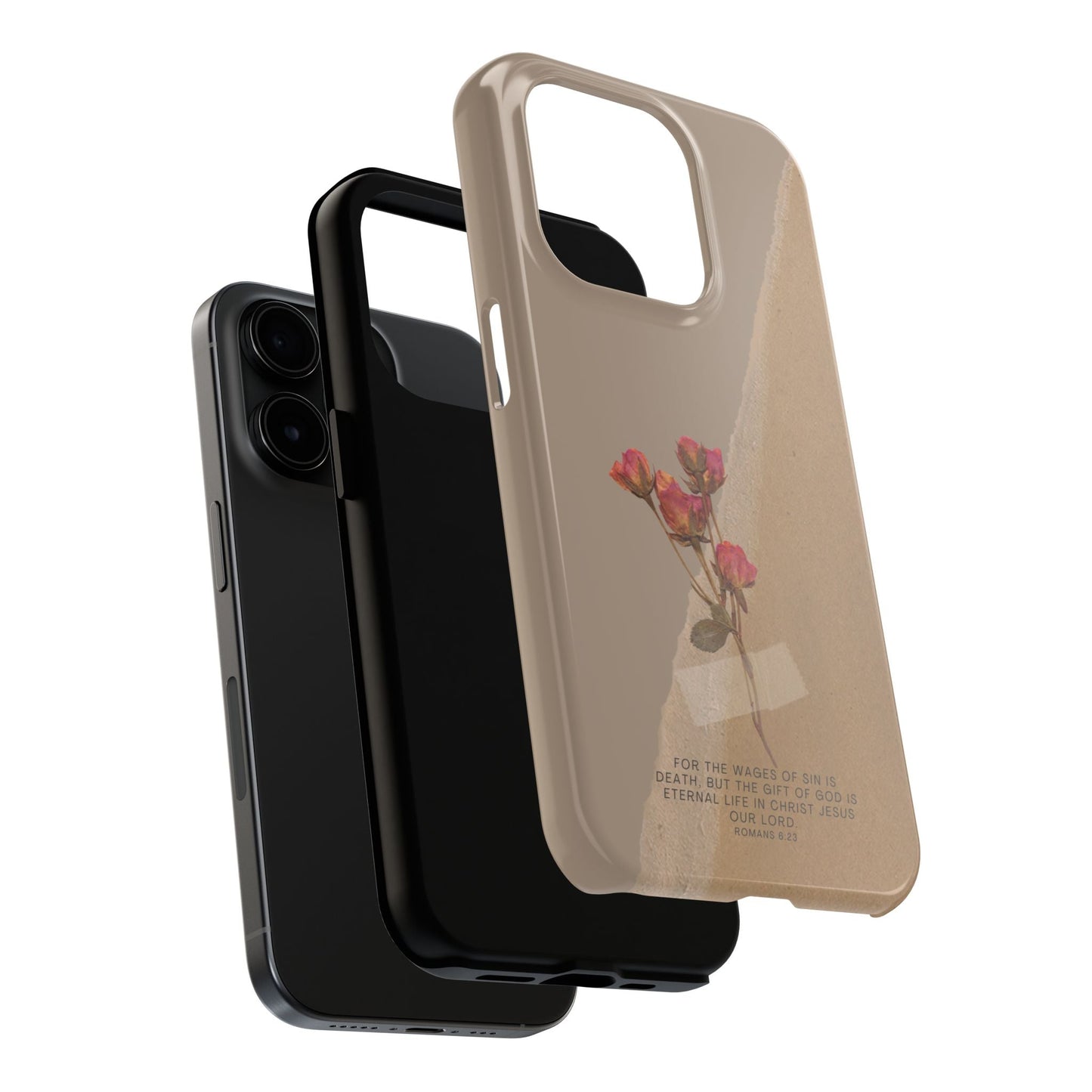 Romans 6:23 Vintage Floral - iPhone Series Case - BOGO Cases