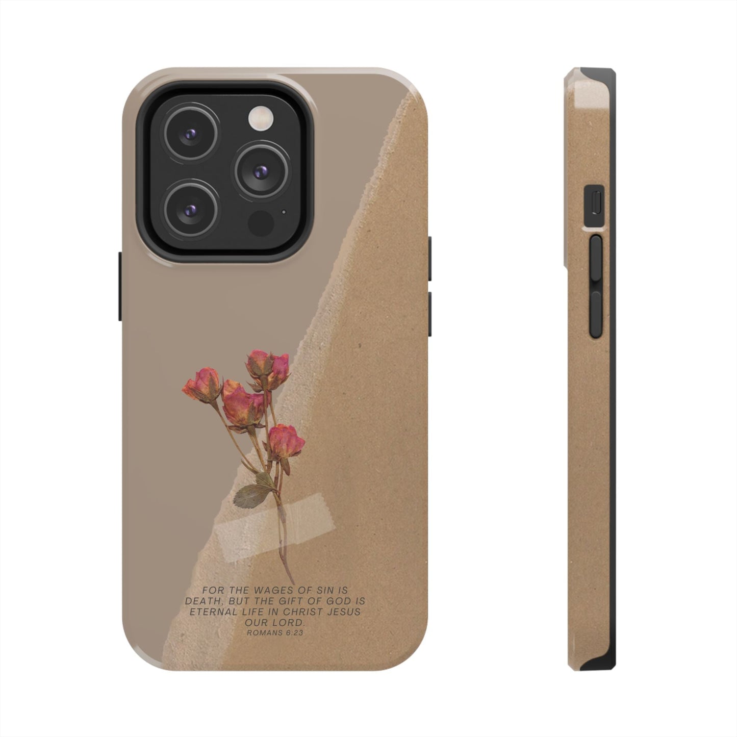 Romans 6:23 Vintage Floral - iPhone Series Case - BOGO Cases