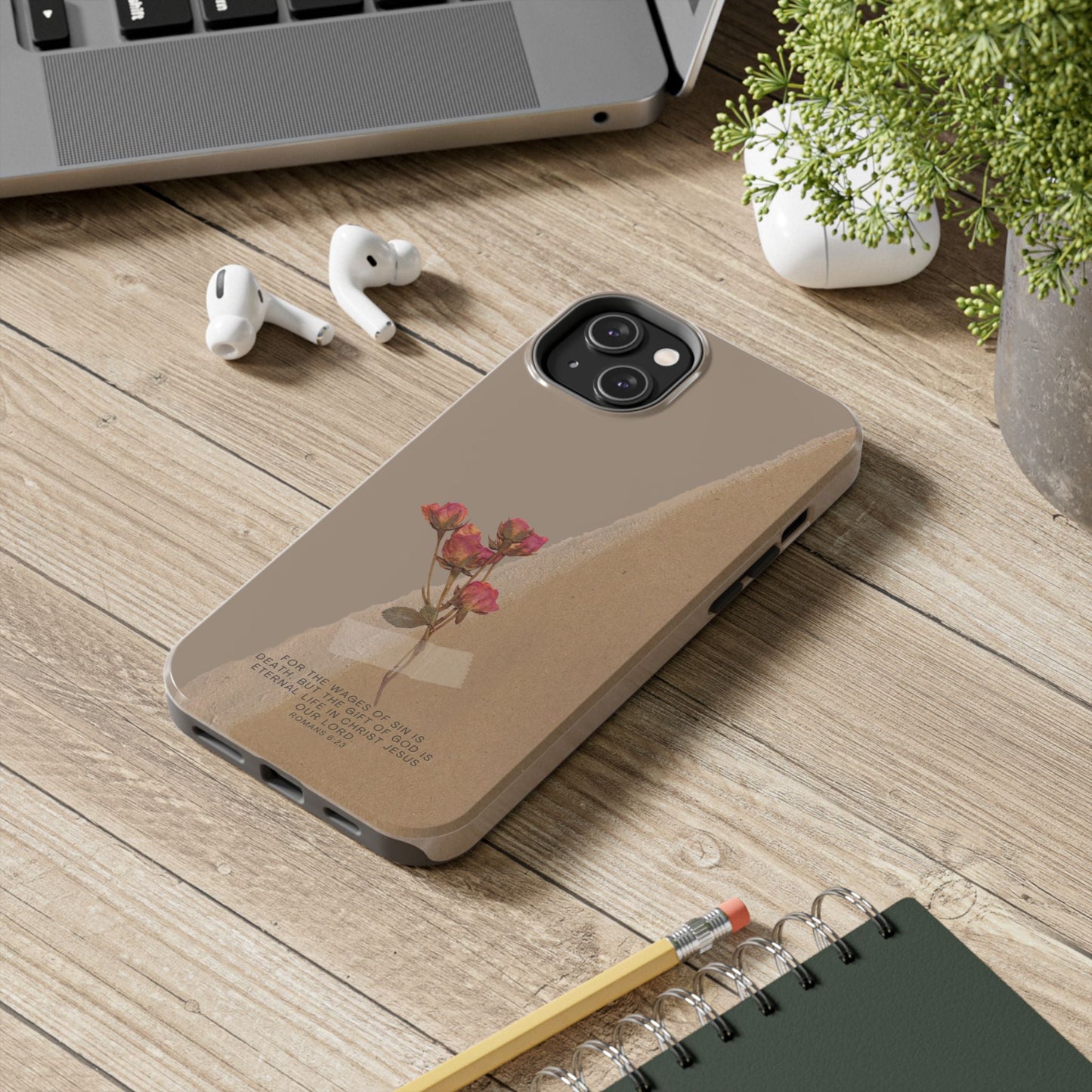 Romans 6:23 Vintage Floral - iPhone Series Case - BOGO Cases