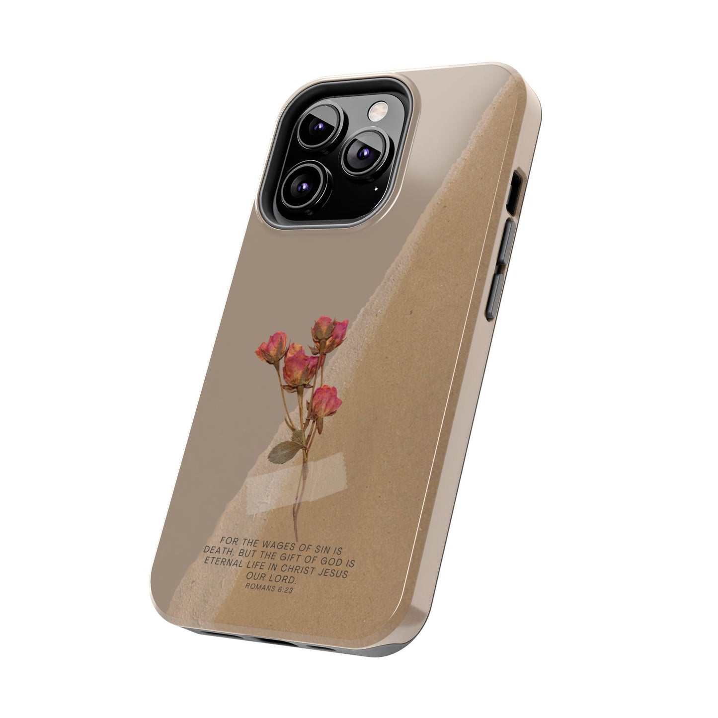 Romans 6:23 Vintage Floral - iPhone Series Case - BOGO Cases