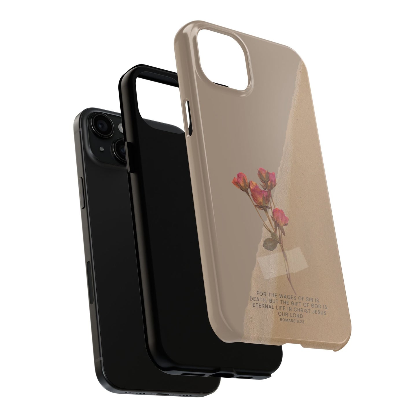 Romans 6:23 Vintage Floral - iPhone Series Case - BOGO Cases