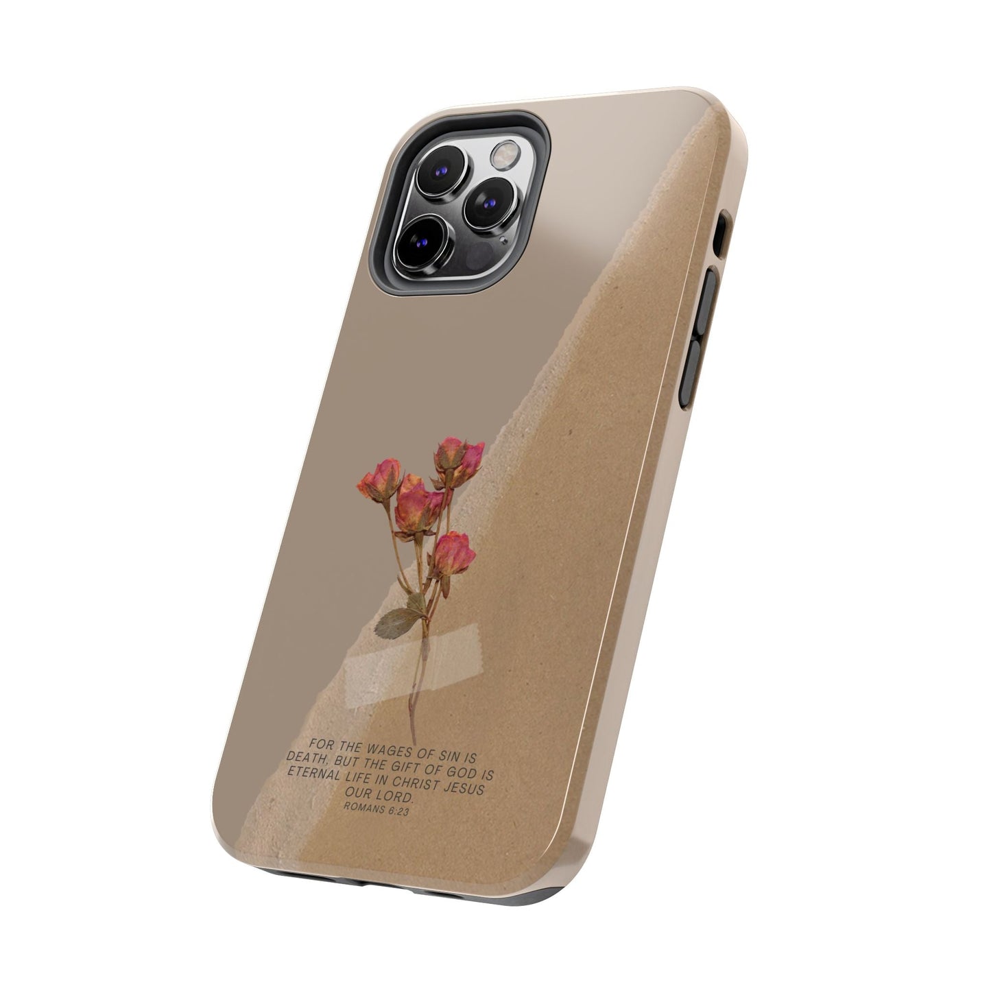 Romans 6:23 Vintage Floral - iPhone Series Case - BOGO Cases