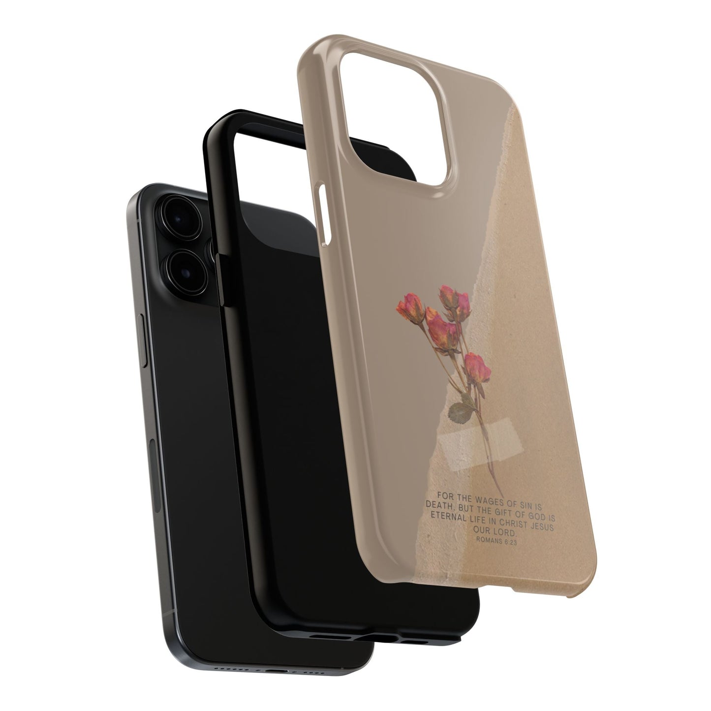 Romans 6:23 Vintage Floral - iPhone Series Case - BOGO Cases