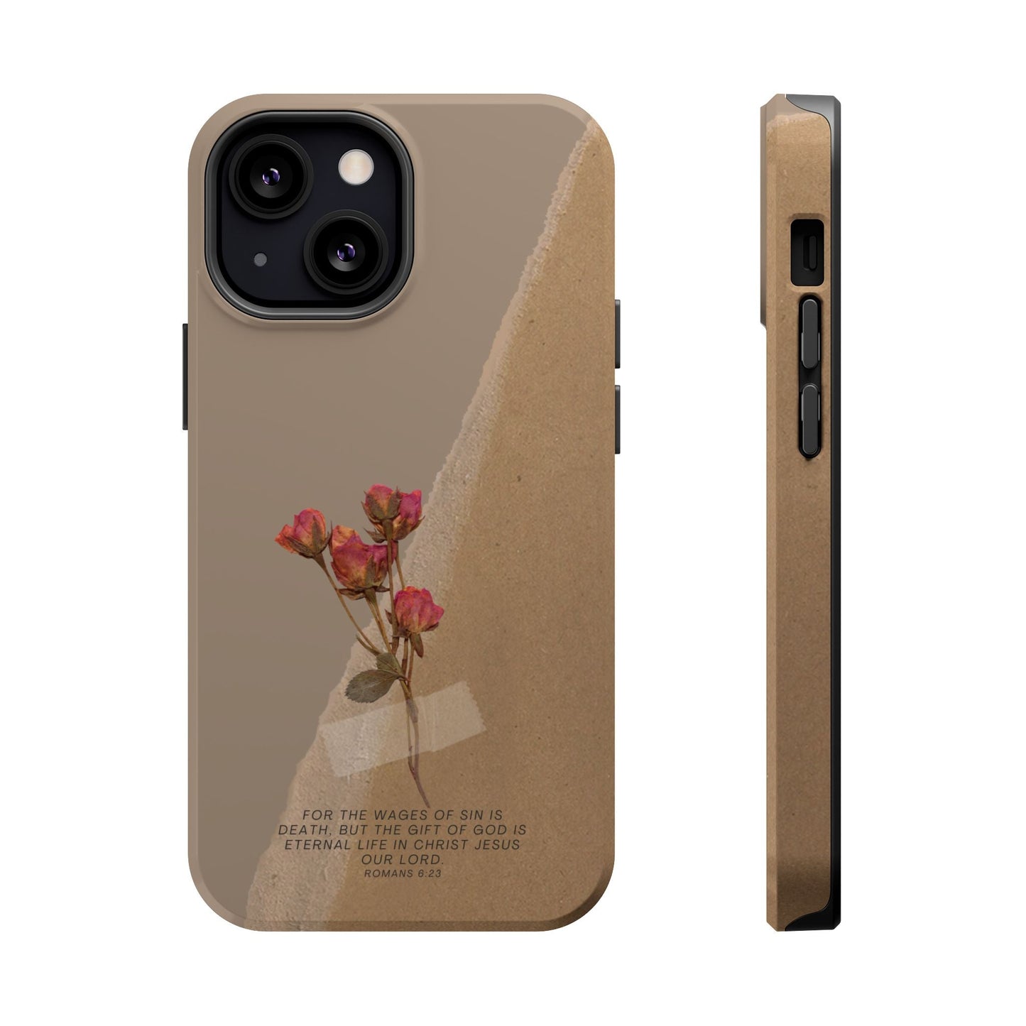 Romans 6:23 Vintage Floral - MagSafe iPhone Case - BOGO Cases