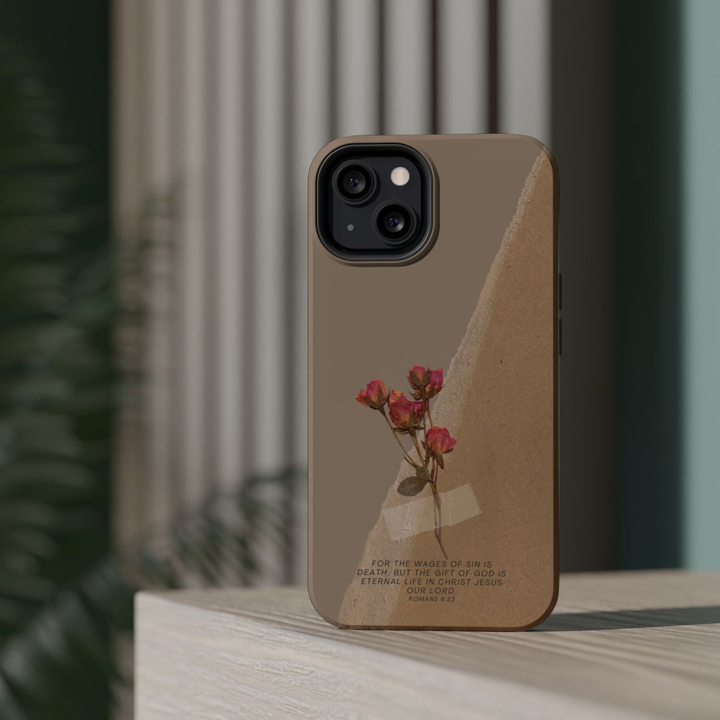 Romans 6:23 Vintage Floral - MagSafe iPhone Case - BOGO Cases