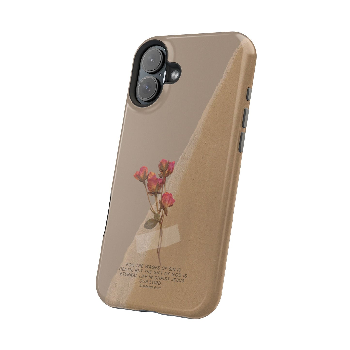 Romans 6:23 Vintage Floral - MagSafe iPhone Case - BOGO Cases