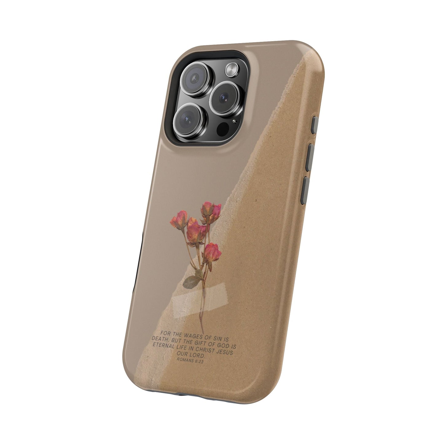 Romans 6:23 Vintage Floral - MagSafe iPhone Case - BOGO Cases