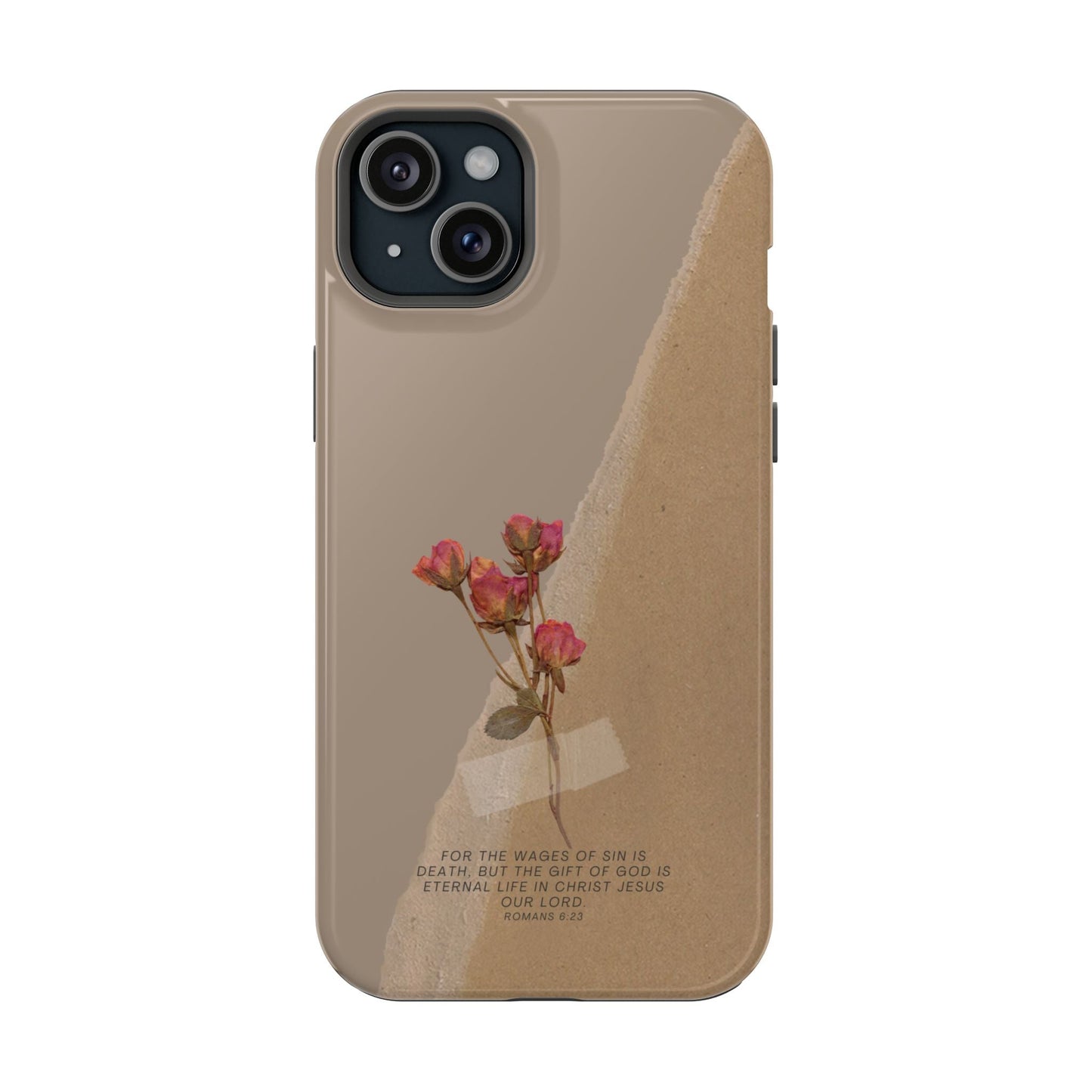 Romans 6:23 Vintage Floral - MagSafe iPhone Case - BOGO Cases