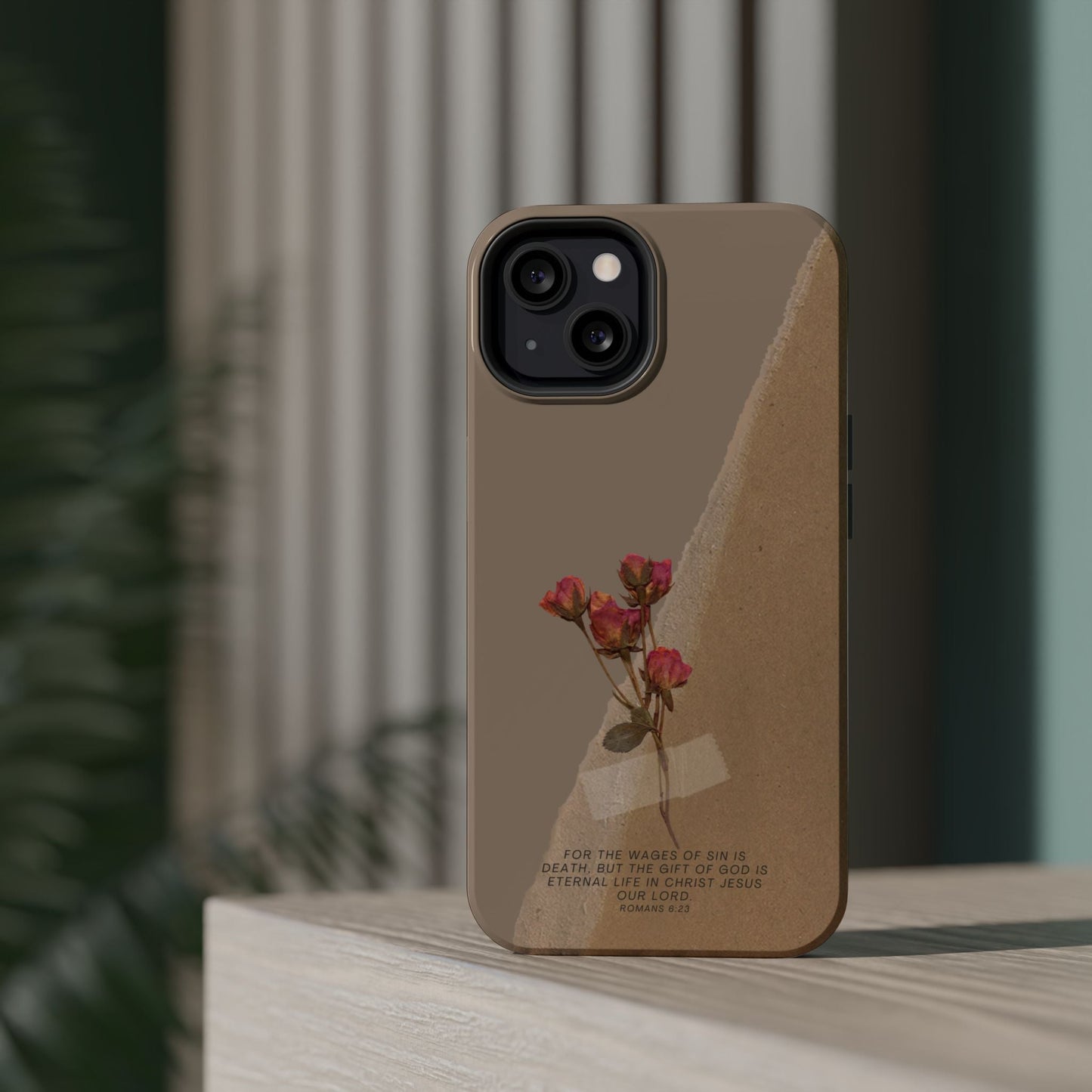Romans 6:23 Vintage Floral - MagSafe iPhone Case - BOGO Cases
