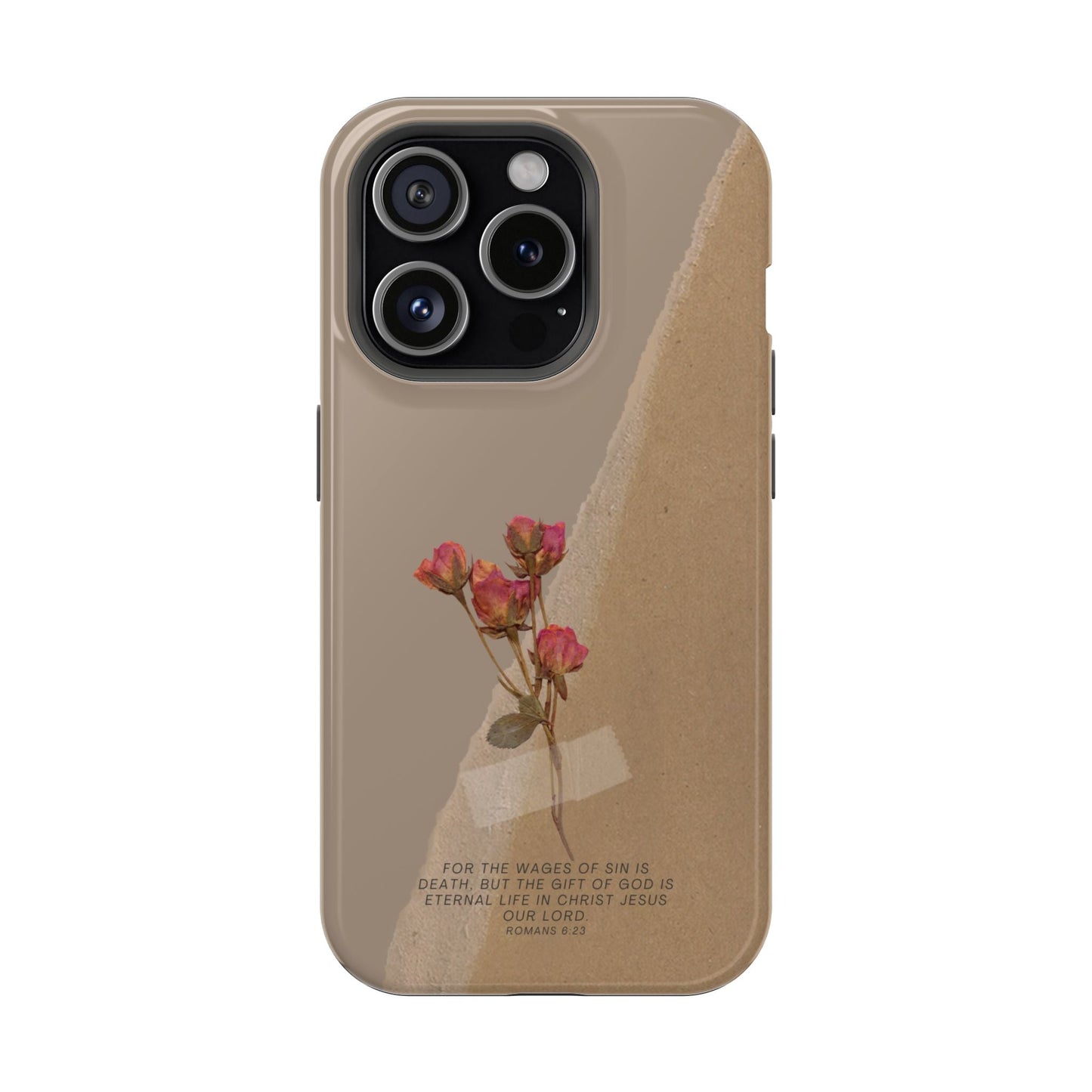 Romans 6:23 Vintage Floral - MagSafe iPhone Case - BOGO Cases
