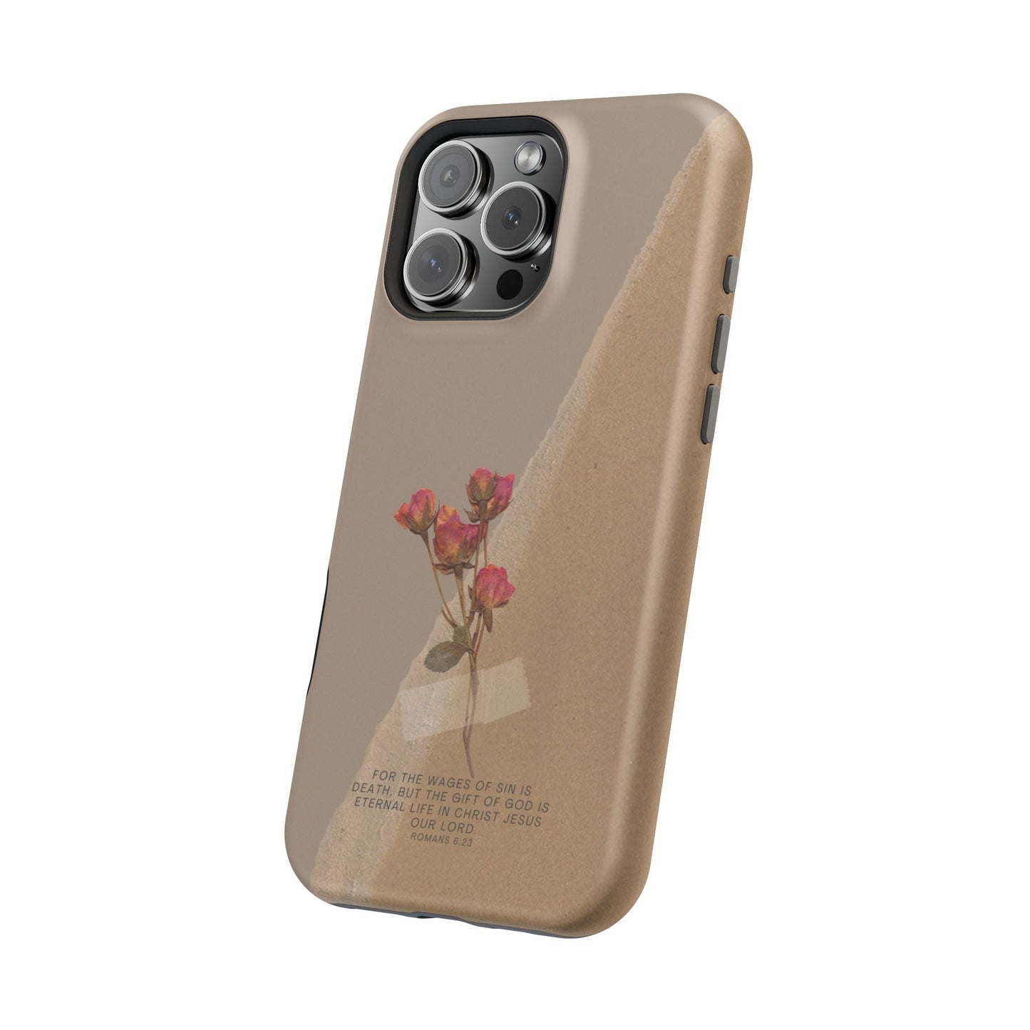 Romans 6:23 Vintage Floral - MagSafe iPhone Case - BOGO Cases
