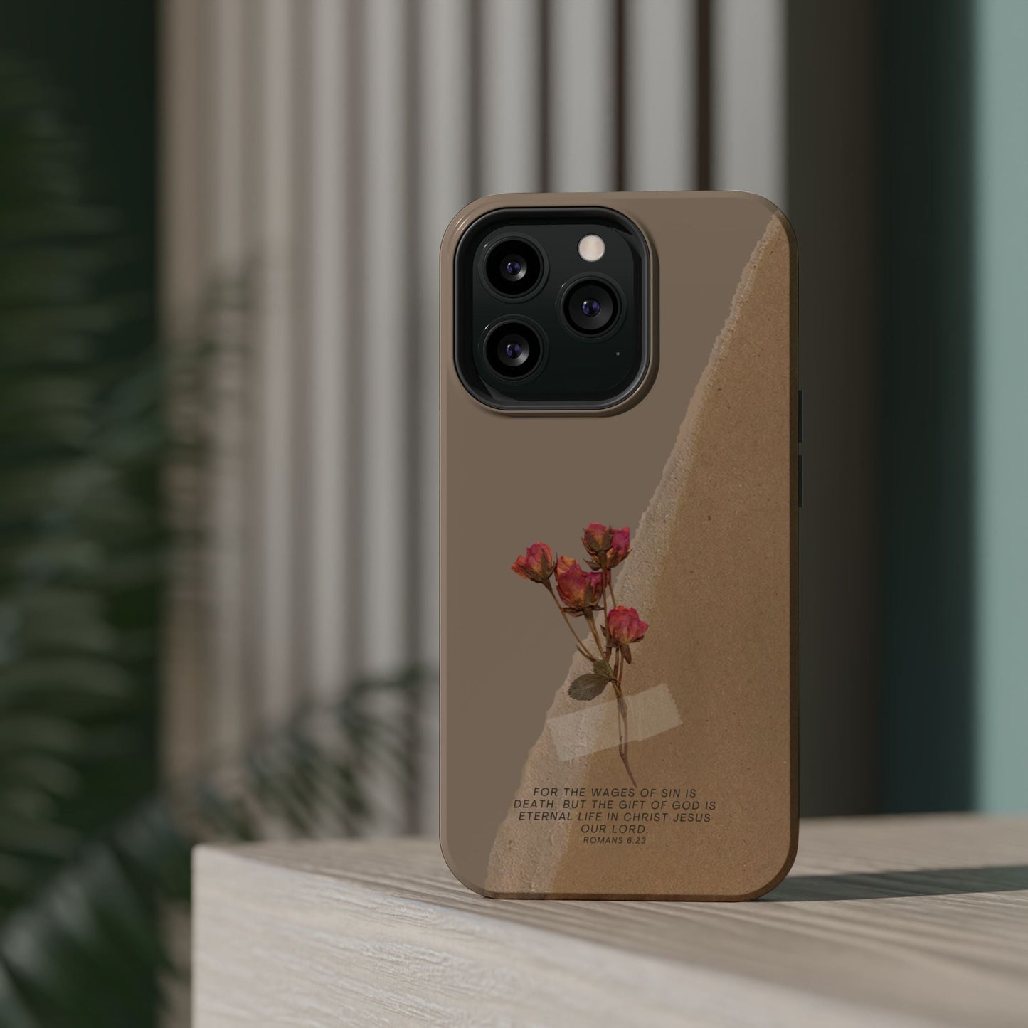 Romans 6:23 Vintage Floral - MagSafe iPhone Case - BOGO Cases