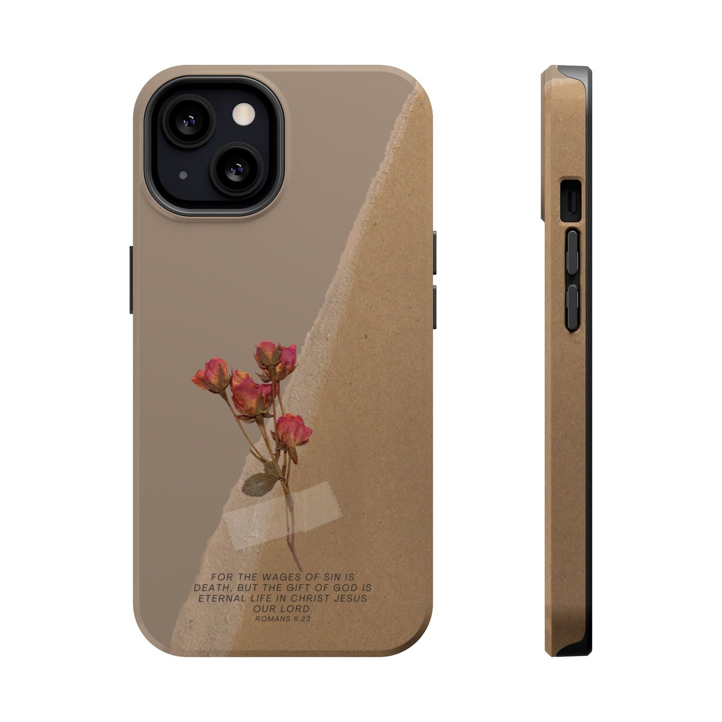 Romans 6:23 Vintage Floral - MagSafe iPhone Case - BOGO Cases