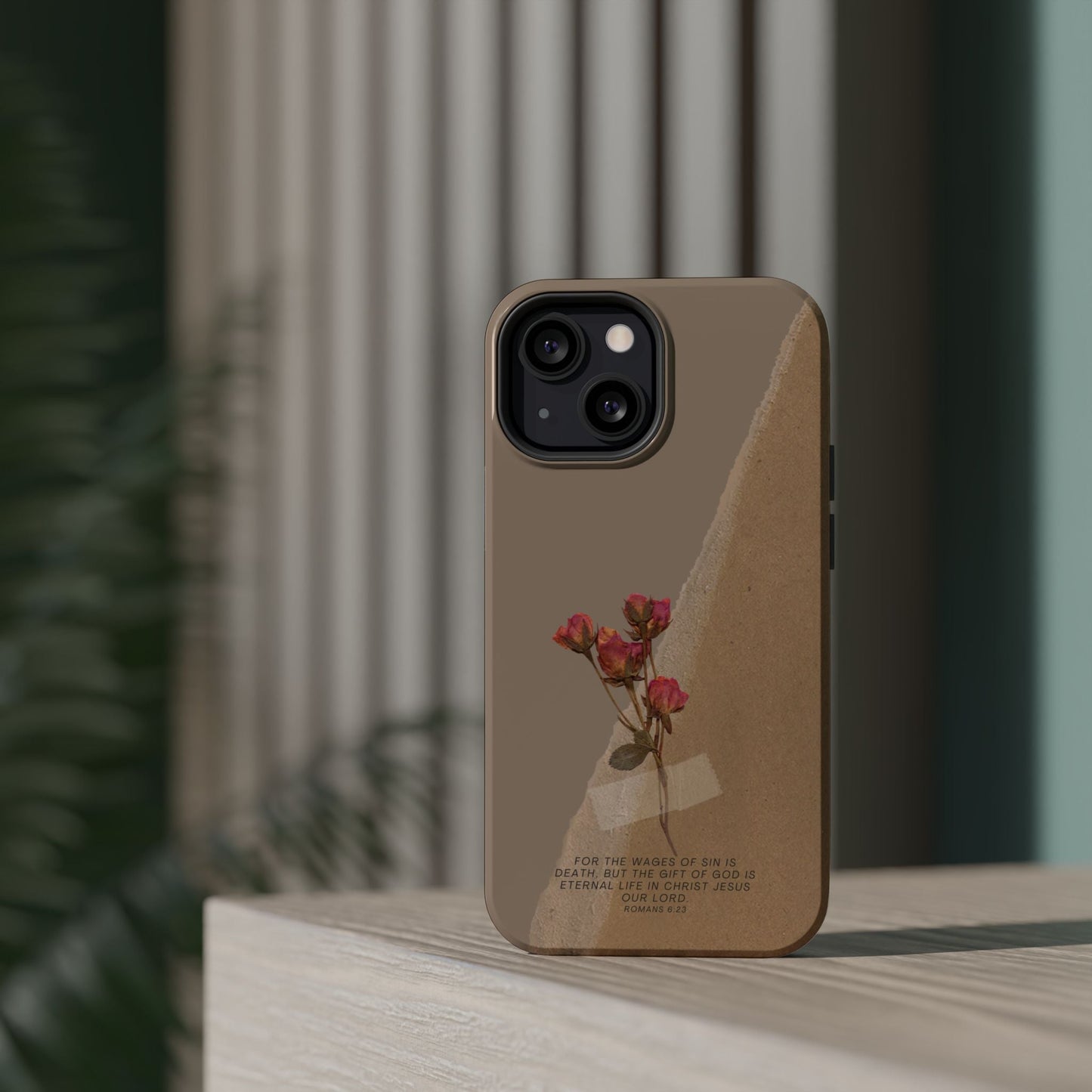 Romans 6:23 Vintage Floral - MagSafe iPhone Case - BOGO Cases