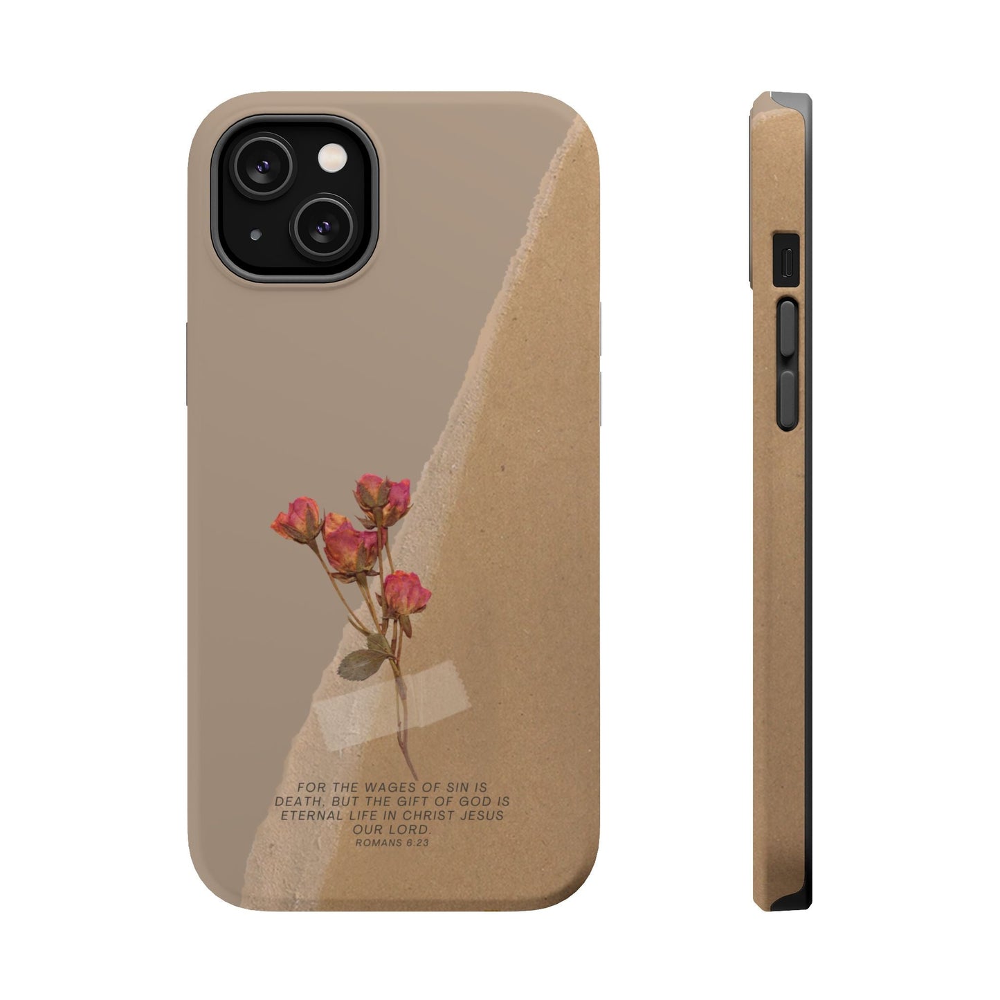 Romans 6:23 Vintage Floral - MagSafe iPhone Case - BOGO Cases