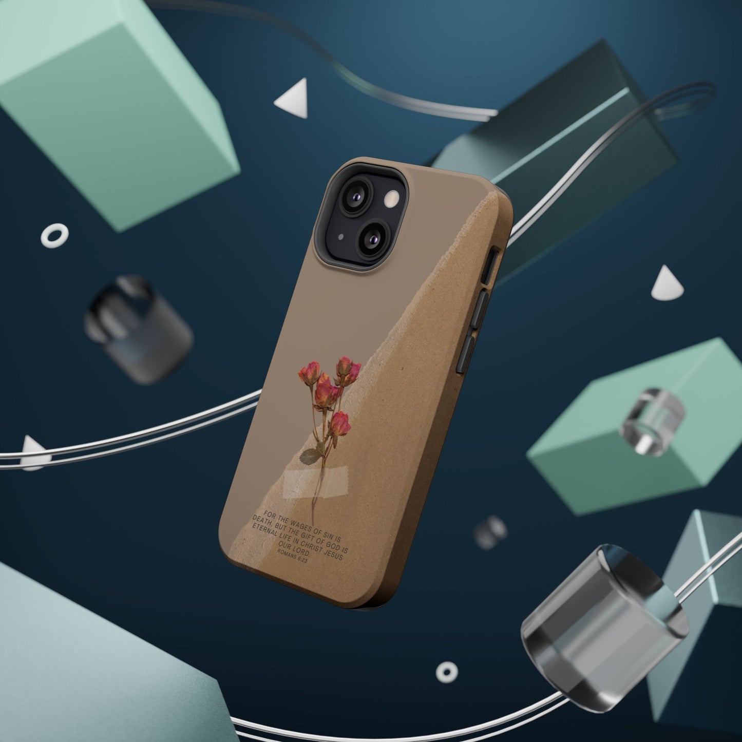Romans 6:23 Vintage Floral - MagSafe iPhone Case - BOGO Cases
