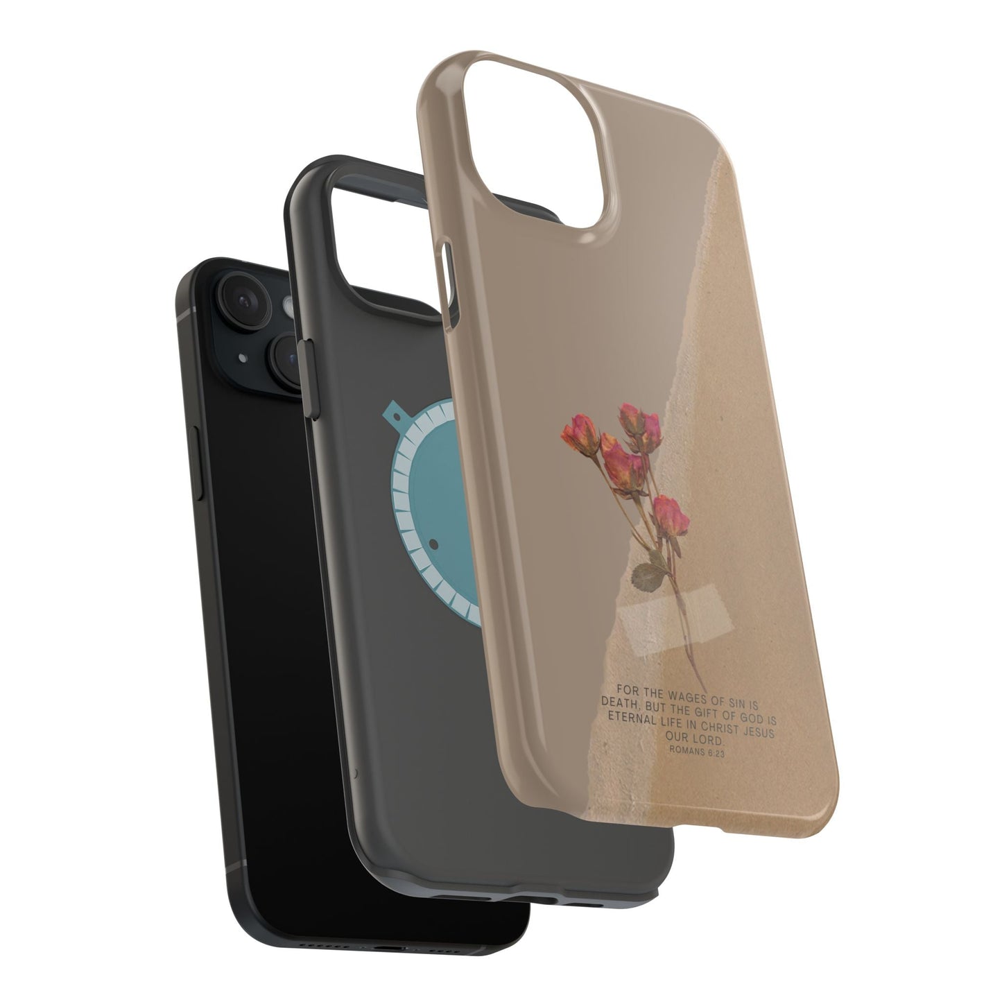 Romans 6:23 Vintage Floral - MagSafe iPhone Case - BOGO Cases